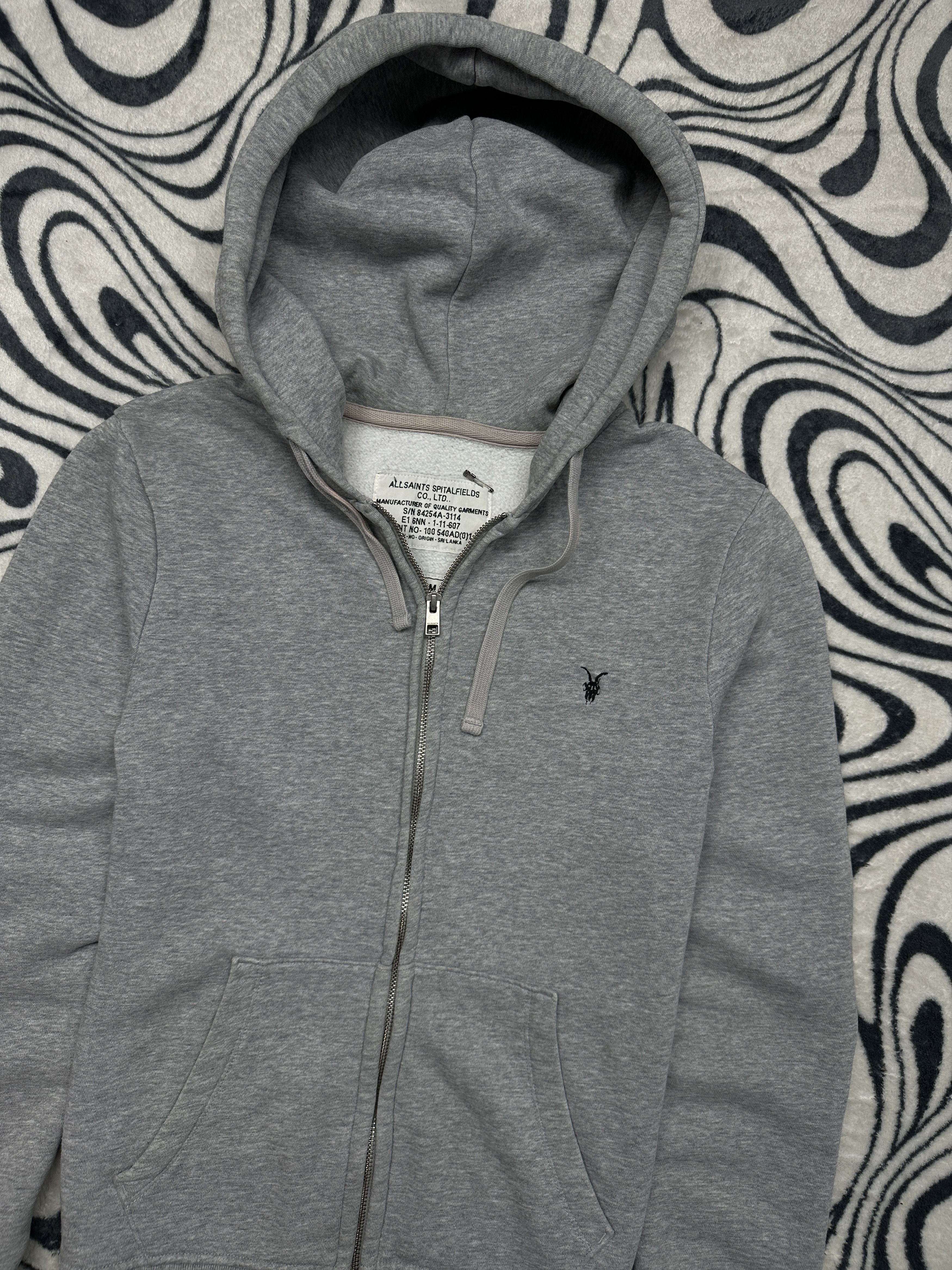 Allsaints Allsaints Mens Fox Full Zip Hoodie Size US S / EU 44-46 / 1 - 2 Thumbnail