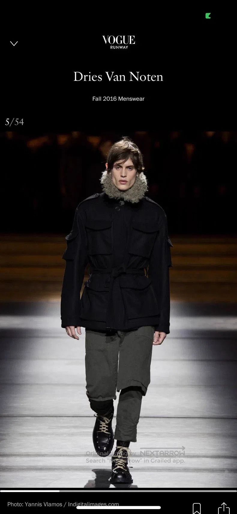 Dries Van Noten Dries Van Noten 2016FW Wool Coat. Size US L / EU 52-54 / 3 - 5 Thumbnail