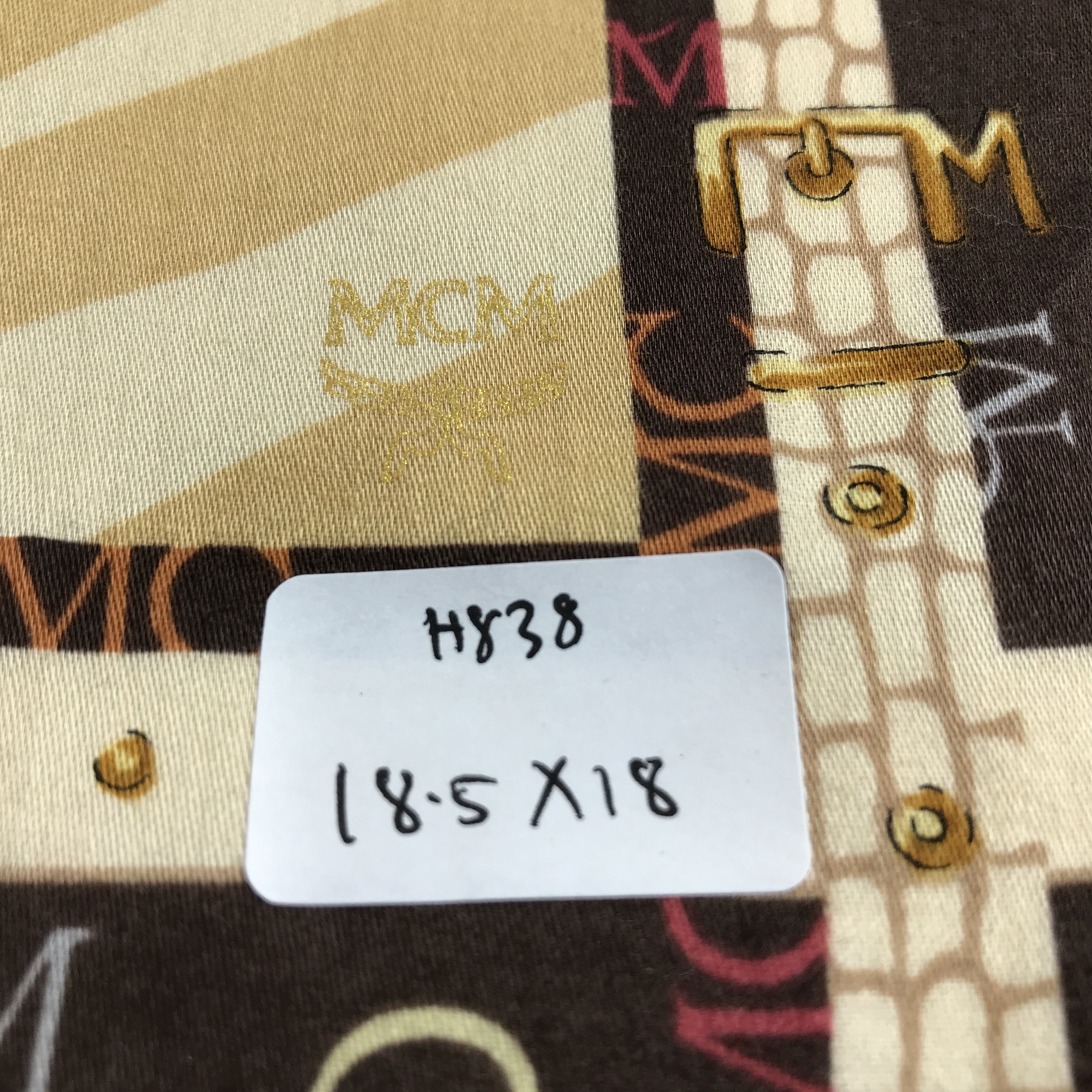 MCM MCM Handkerchief Neckerchief Bandana H838 Size ONE SIZE - 5 Thumbnail
