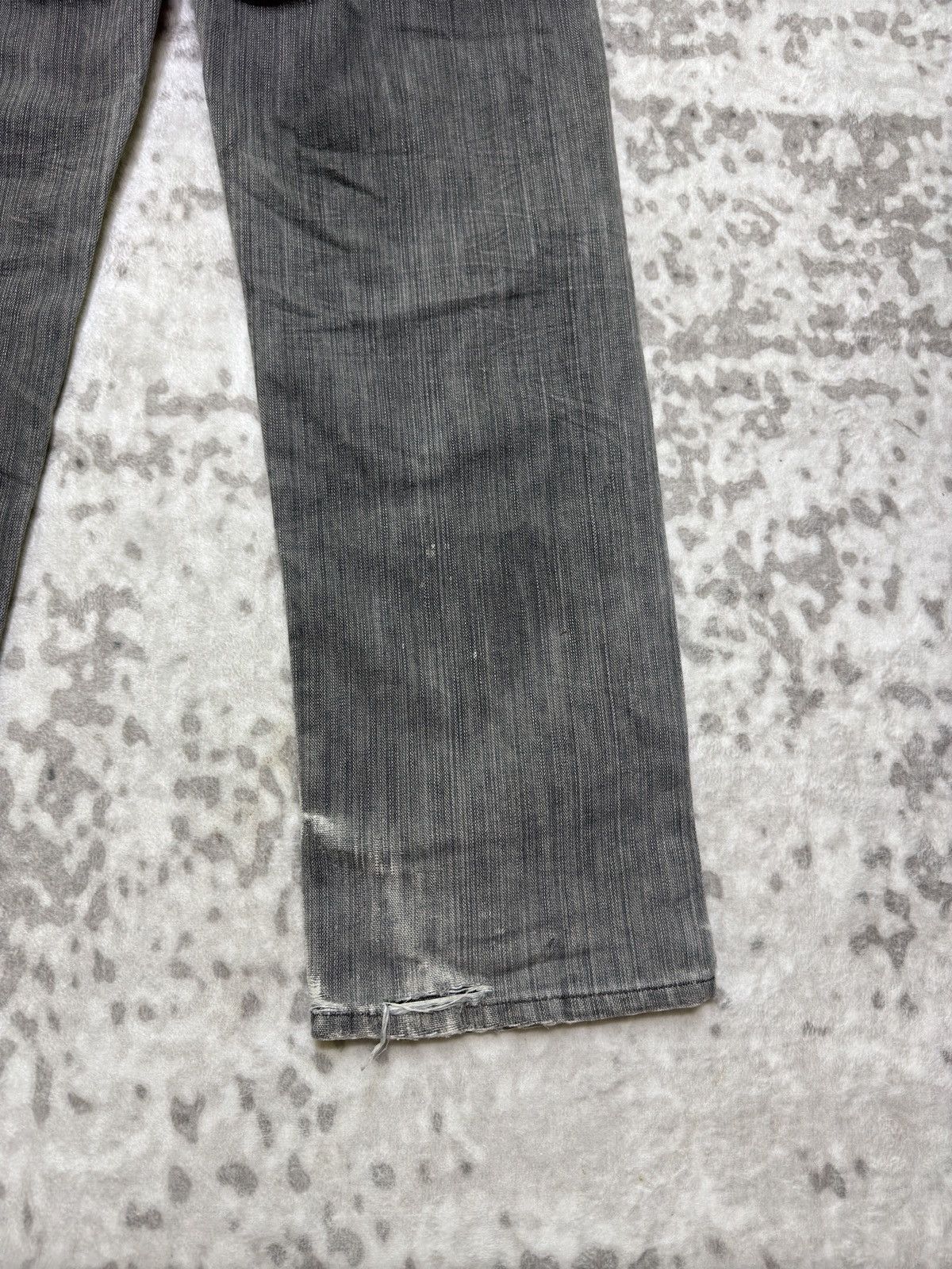 Japanese Brand Vintage Blue Gear Jeans Distressed Black Wing Embroidery Size US 32 / EU 48 - 13 Thumbnail
