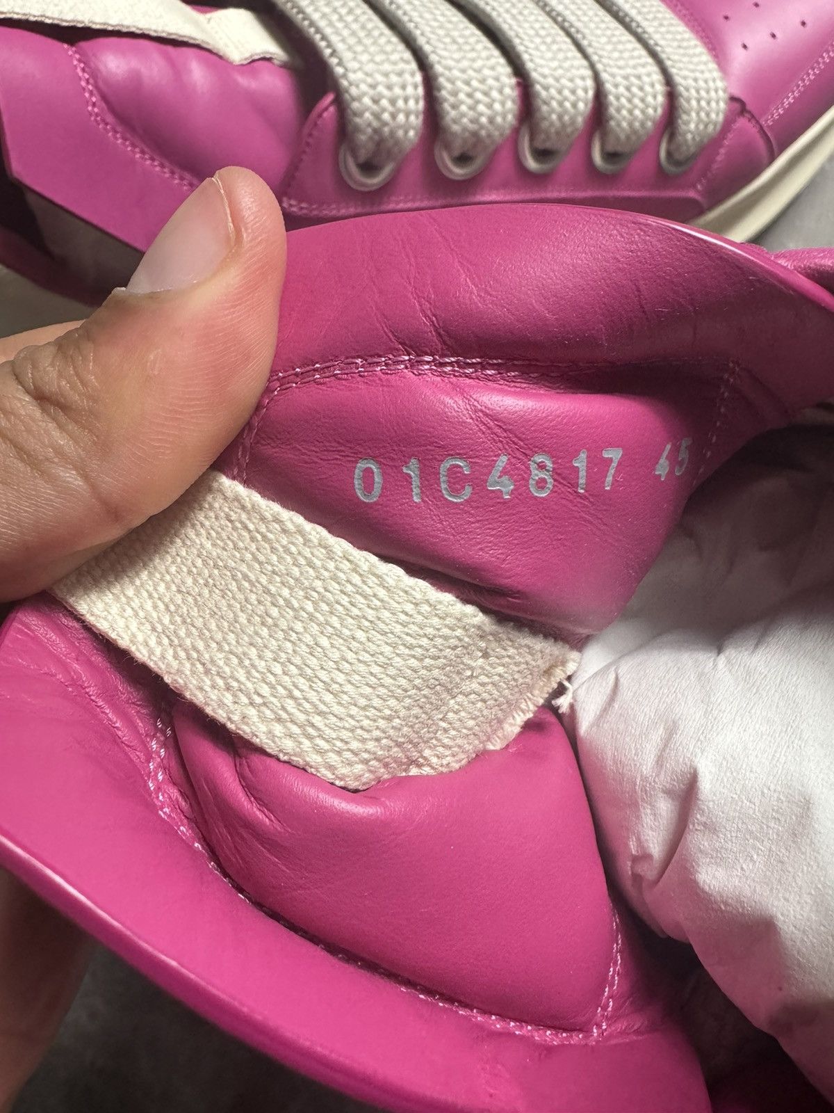 Rick Owens Rick Owens Geth Runner Hot Pink Size US 12 / EU 45 - 7 Thumbnail