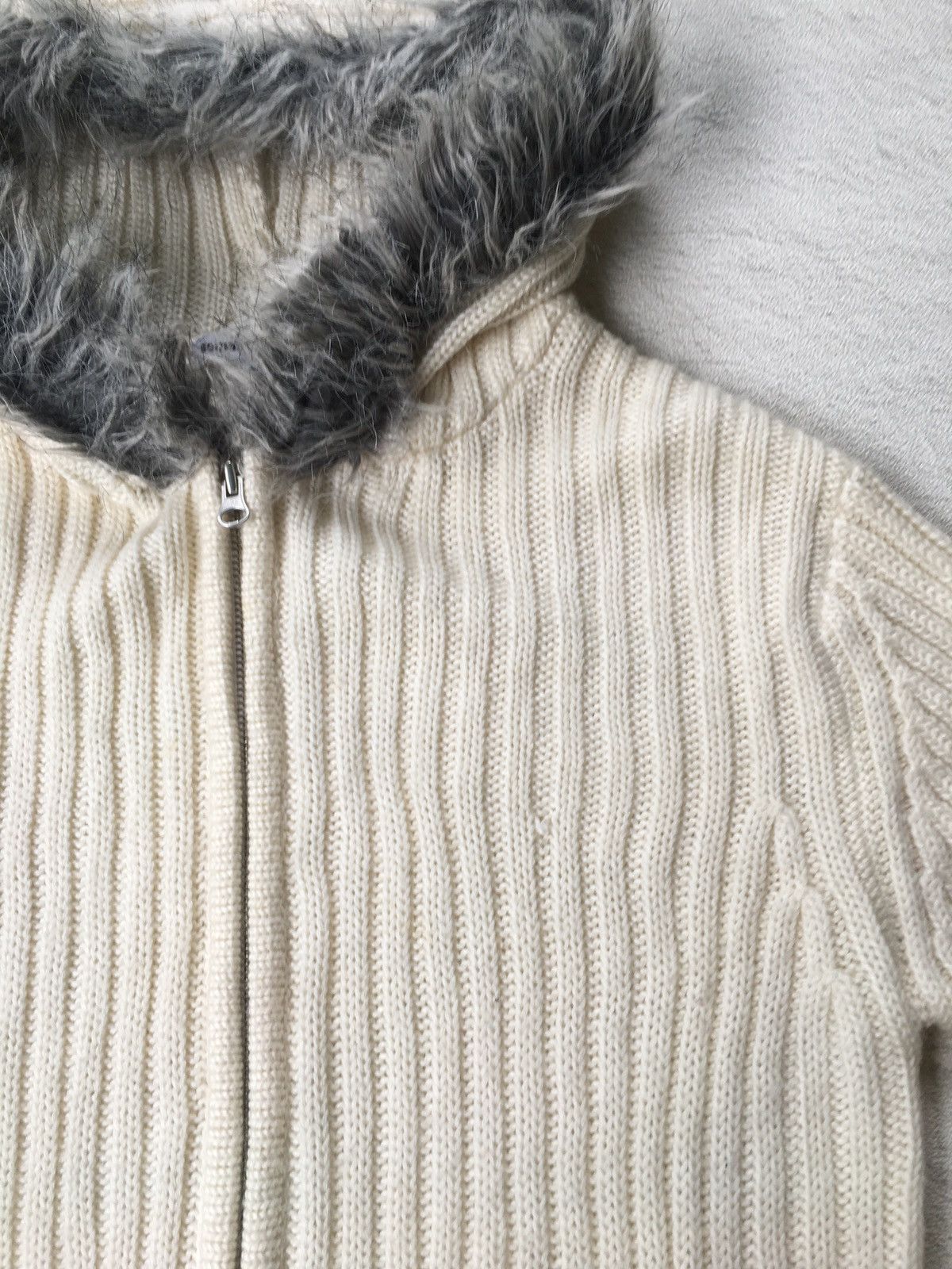 semanticdesign Semantic Design knit Fur Hoodie Size US M / EU 48-50 / 2 - 4 Thumbnail