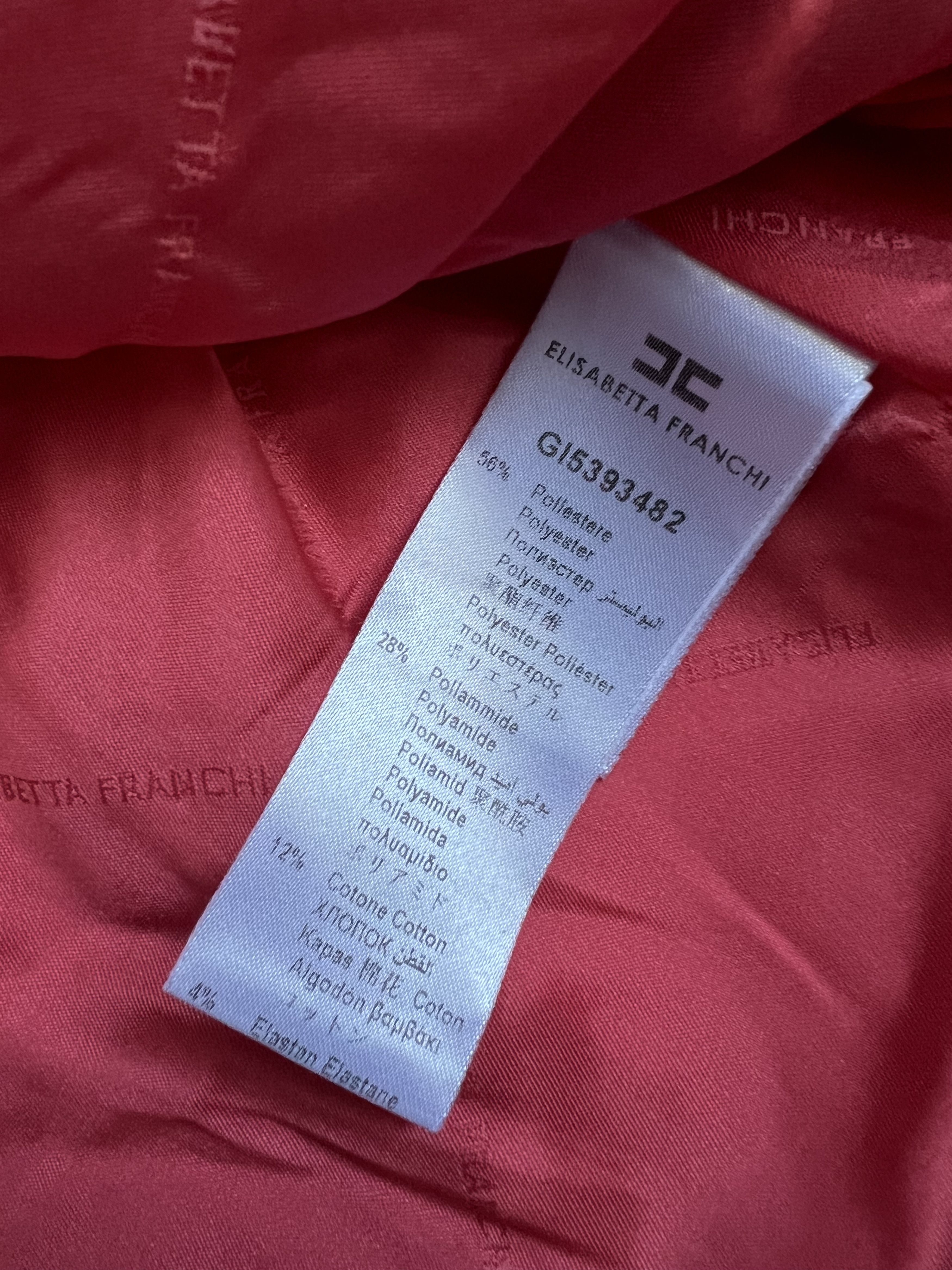 Elisabetta Franchi Elisabetta Franchi jacket / size 44 / Orange Size M / US 6-8 / IT 42-44 - 6 Thumbnail