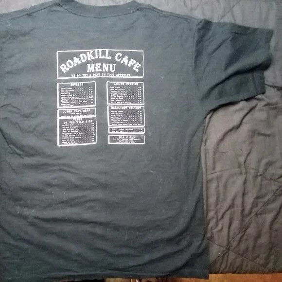 Vintage Vintage Roadkill Cafe Oregon T-Shirt Size US XL / EU 56 / 4 - 7 Thumbnail