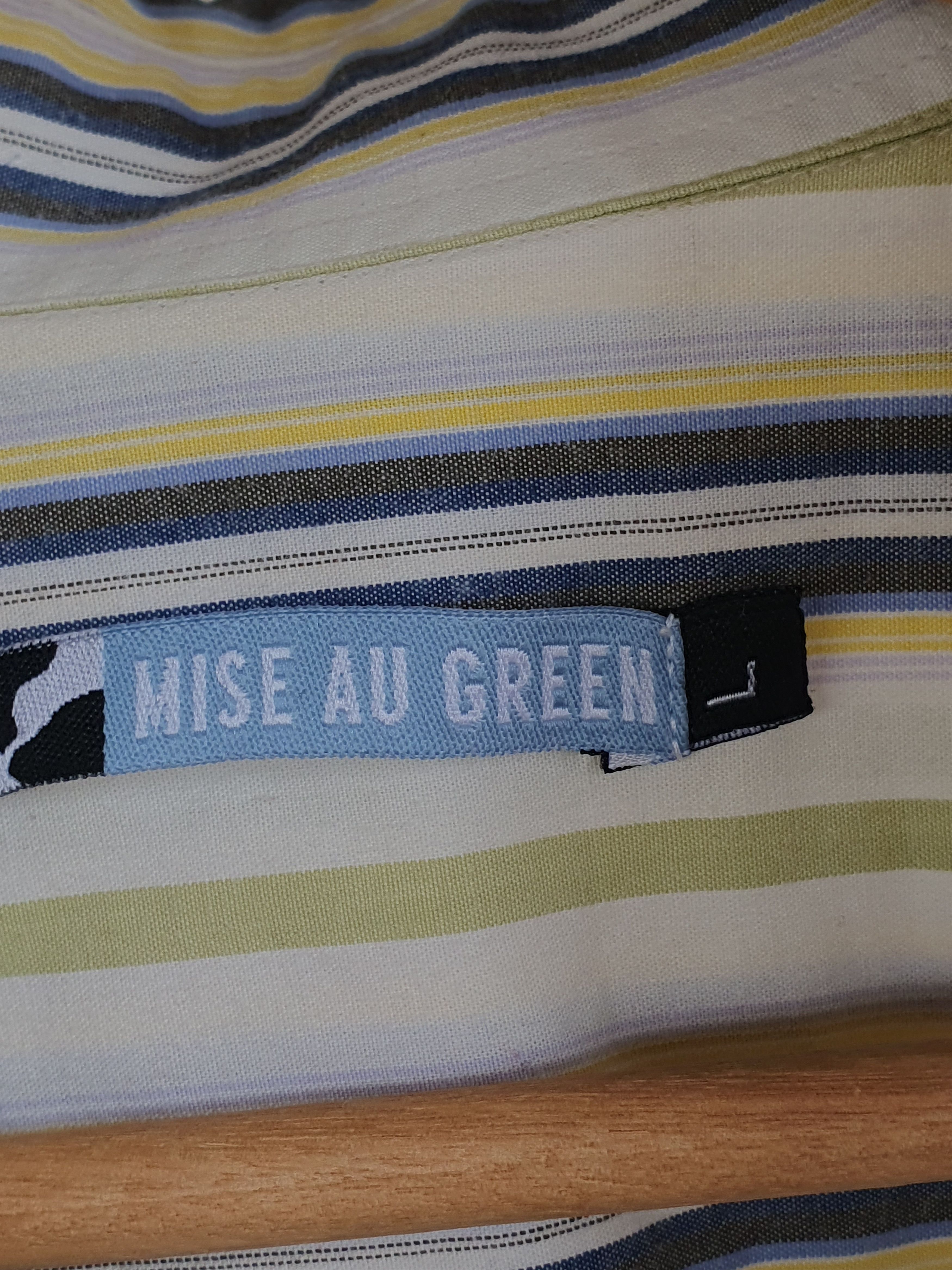 Other Mise Au Green Three Cows Embroidery Short Sleeve Shirt L Size US L / EU 52-54 / 3 - 4 Thumbnail