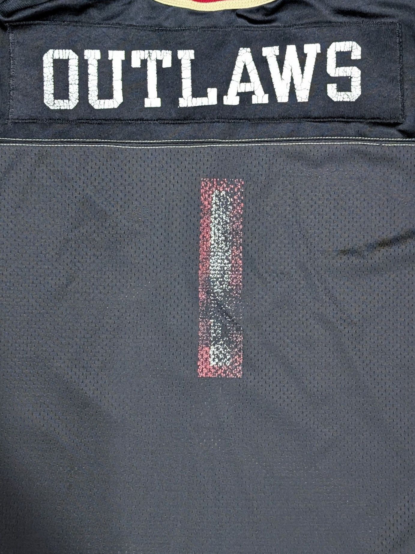 Champion Vintage Champion XFL Las Vegas Outlaws no. 1 football jersey Size US XL / EU 56 / 4 - 7 Thumbnail
