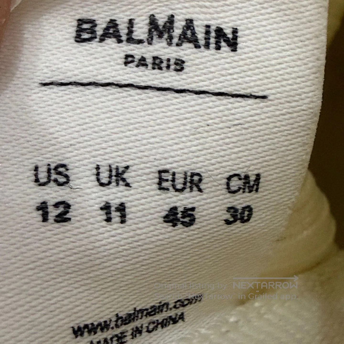 Balmain Balmain White Mid-Calf Casual Shoes. Size US 11 / EU 44 - 7 Thumbnail