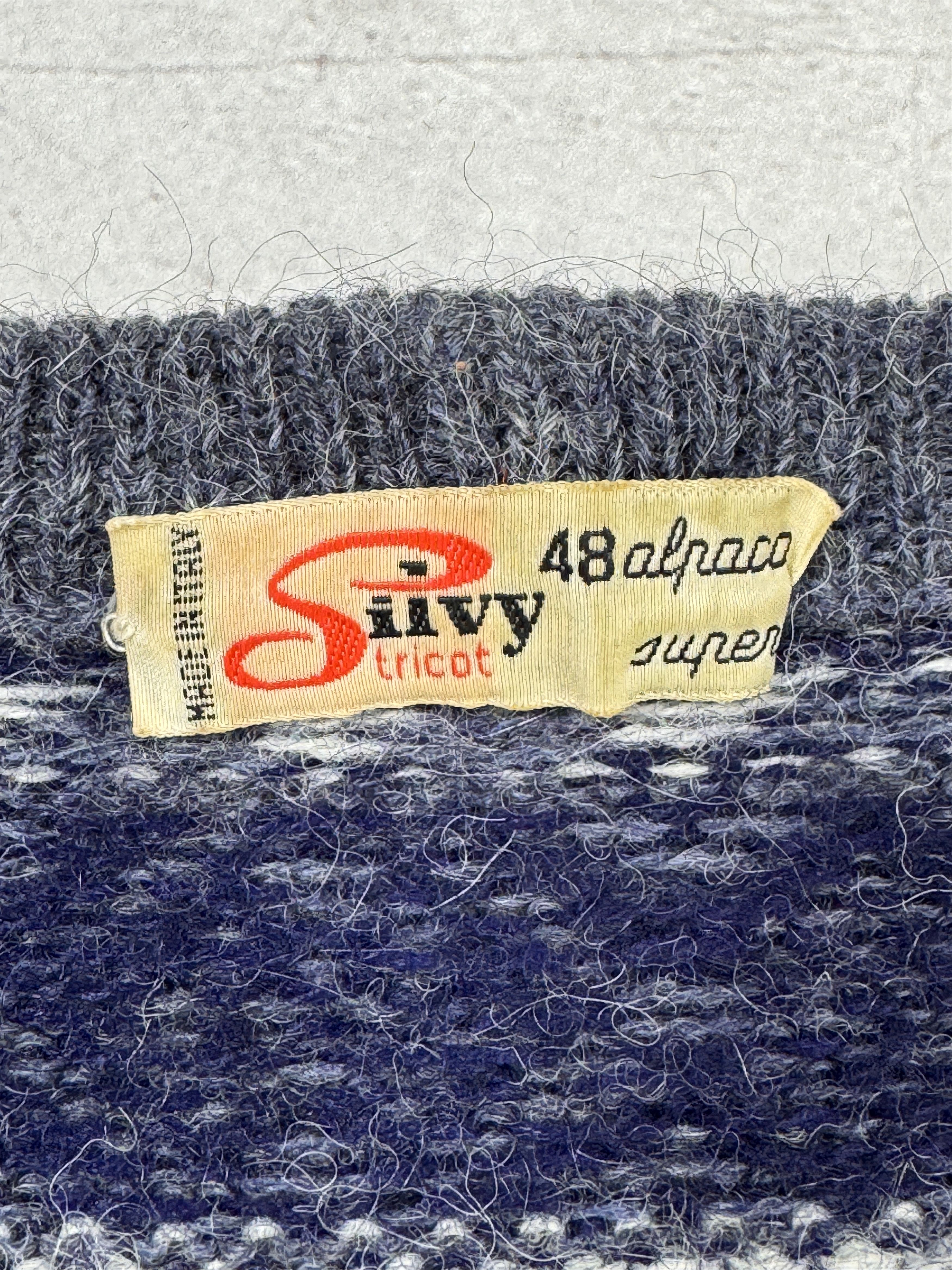 Vintage Vintage 70s Silvy Sweater Alpaca Wool Geometric Pattern Size US M / EU 48-50 / 2 - 7 Thumbnail