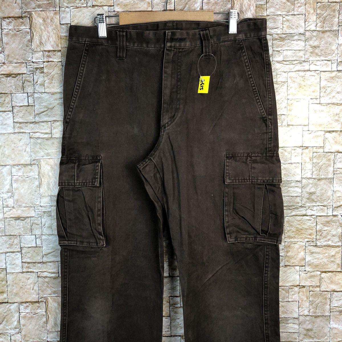 Japanese Brand Uniqlo Dark Brown Cargo Multipocket Pants #A615 Size US 32 / EU 48 - 5 Thumbnail