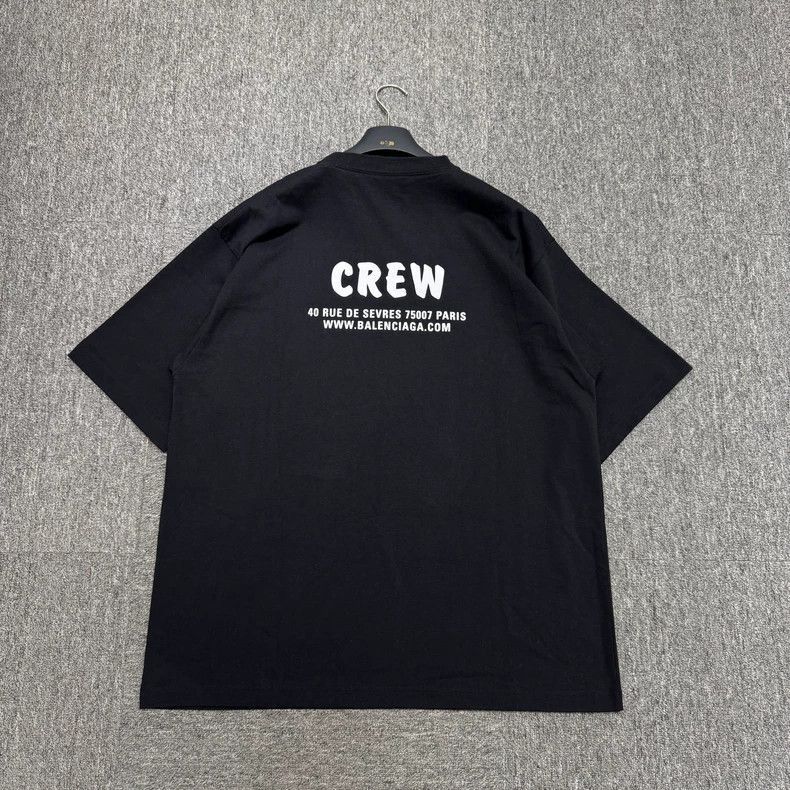 Balenciaga Balenciaga Crew Short Sleeve TShirt-2506 Size US M / EU 48-50 / 2 - 2 Thumbnail