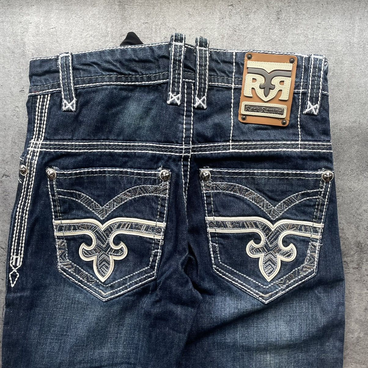 Rock Revival NWT Rock Revival Dano Straight Fit Pocket Logo Pants Size US 30 / EU 46 - 3 Thumbnail