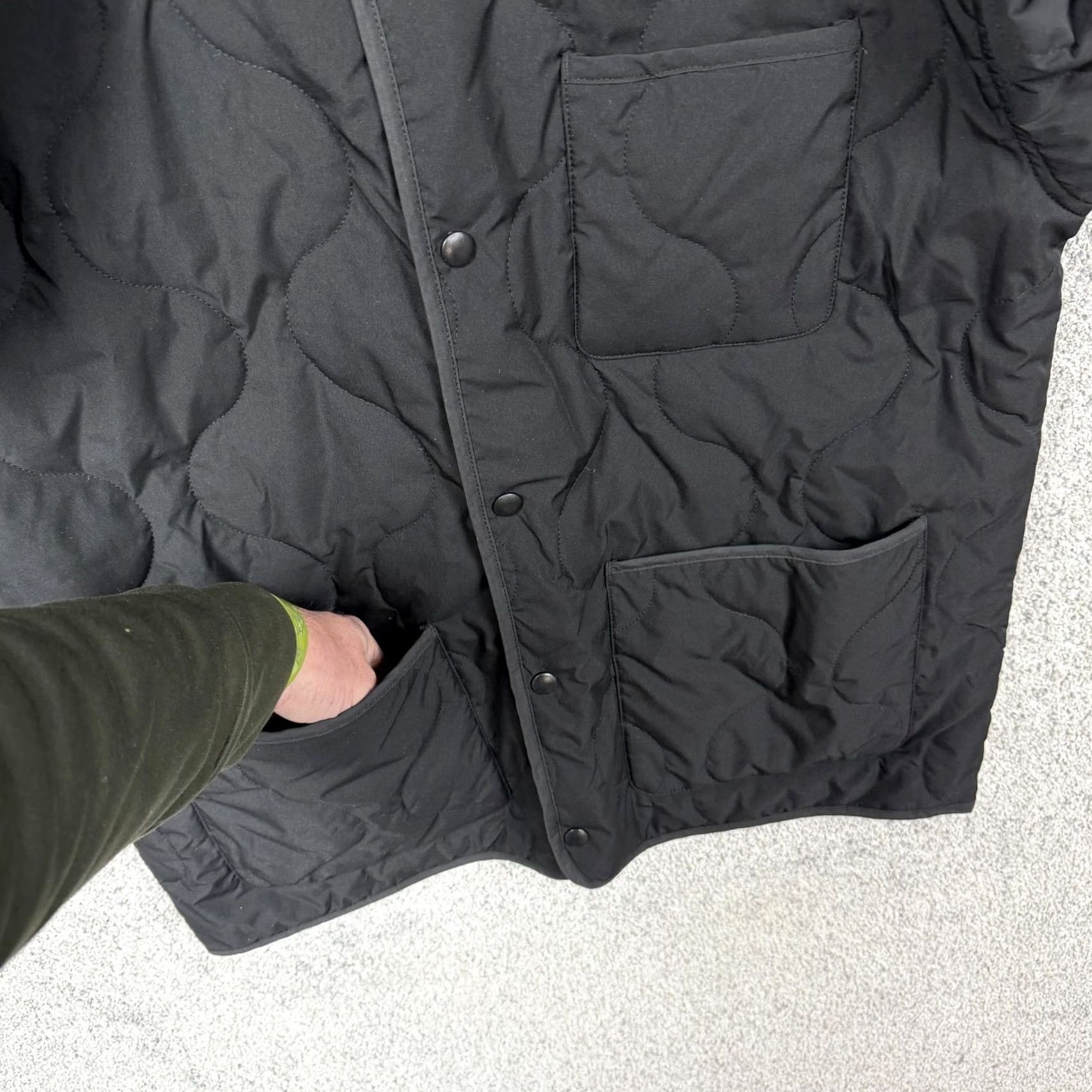 Vintage Original Use Quilted Liner Jacket M Black Men's Jacket Spring/Fall Winter Quilted Pockets Snap Front Casual Streetwear Size US M / EU 48-50 / 2 - 5 Thumbnail