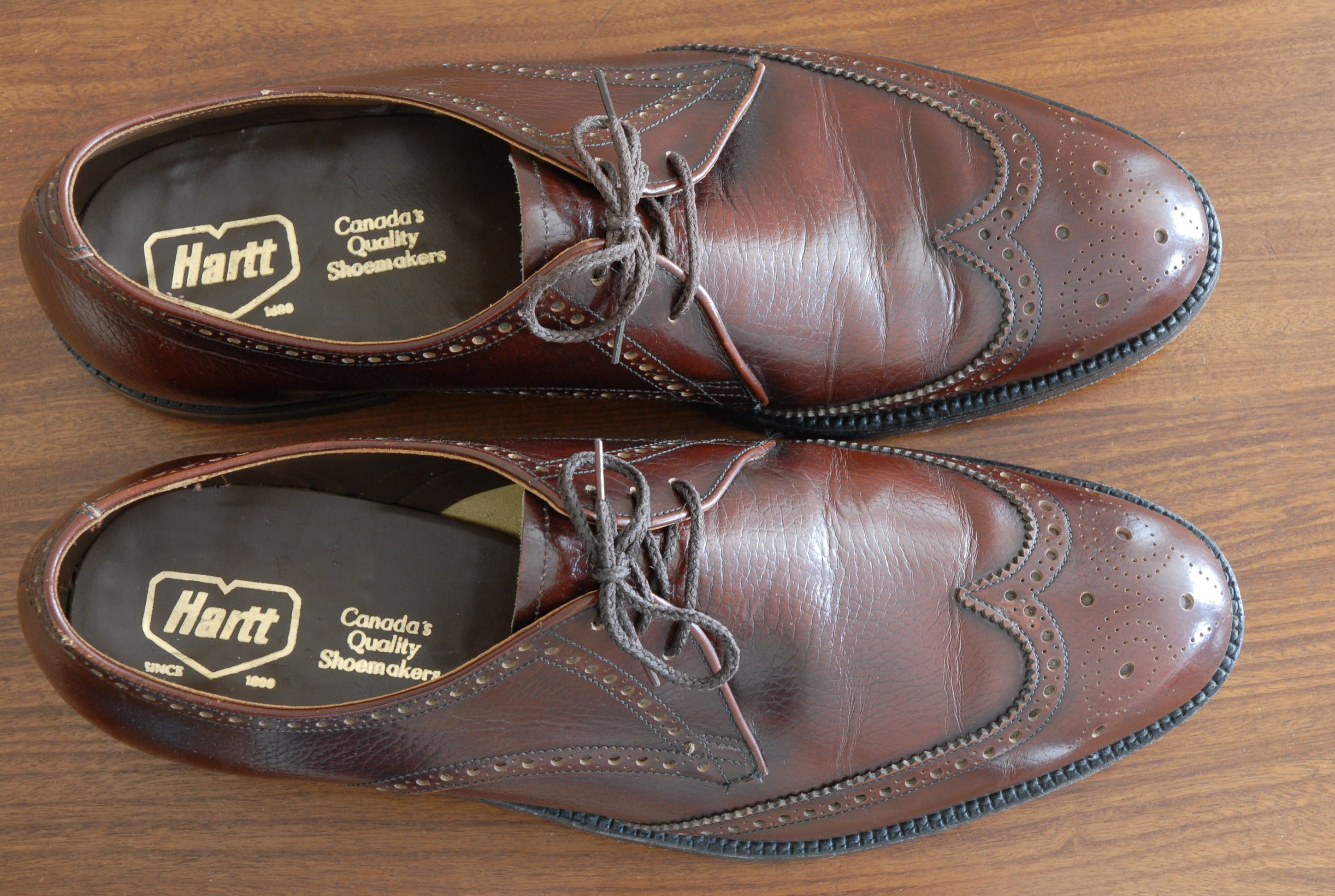 Vintage Hartt wingtip derby Size US 11 / EU 44 - 7 Thumbnail