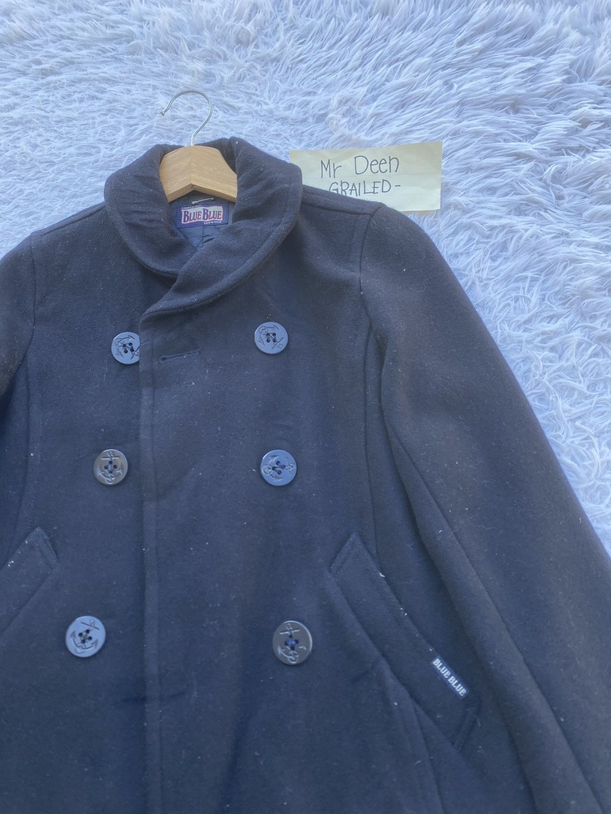 Blue Blue Japan Rare Vintage Blue Blue Wool Women Jacket Size S / US 4 / IT 40 - 6 Thumbnail