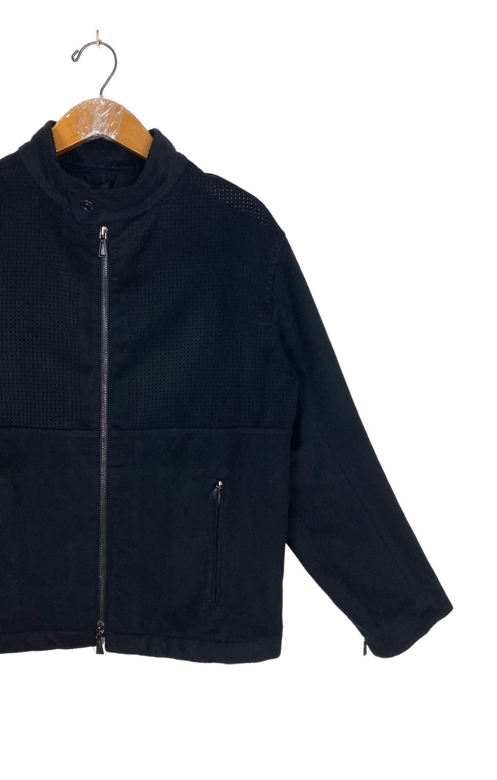 Alfred Dunhill Rare‼️ Alfred Dunhill Wool Zipper Jacket Made Italy Riri Zip Size US S / EU 44-46 / 1 - 4 Thumbnail
