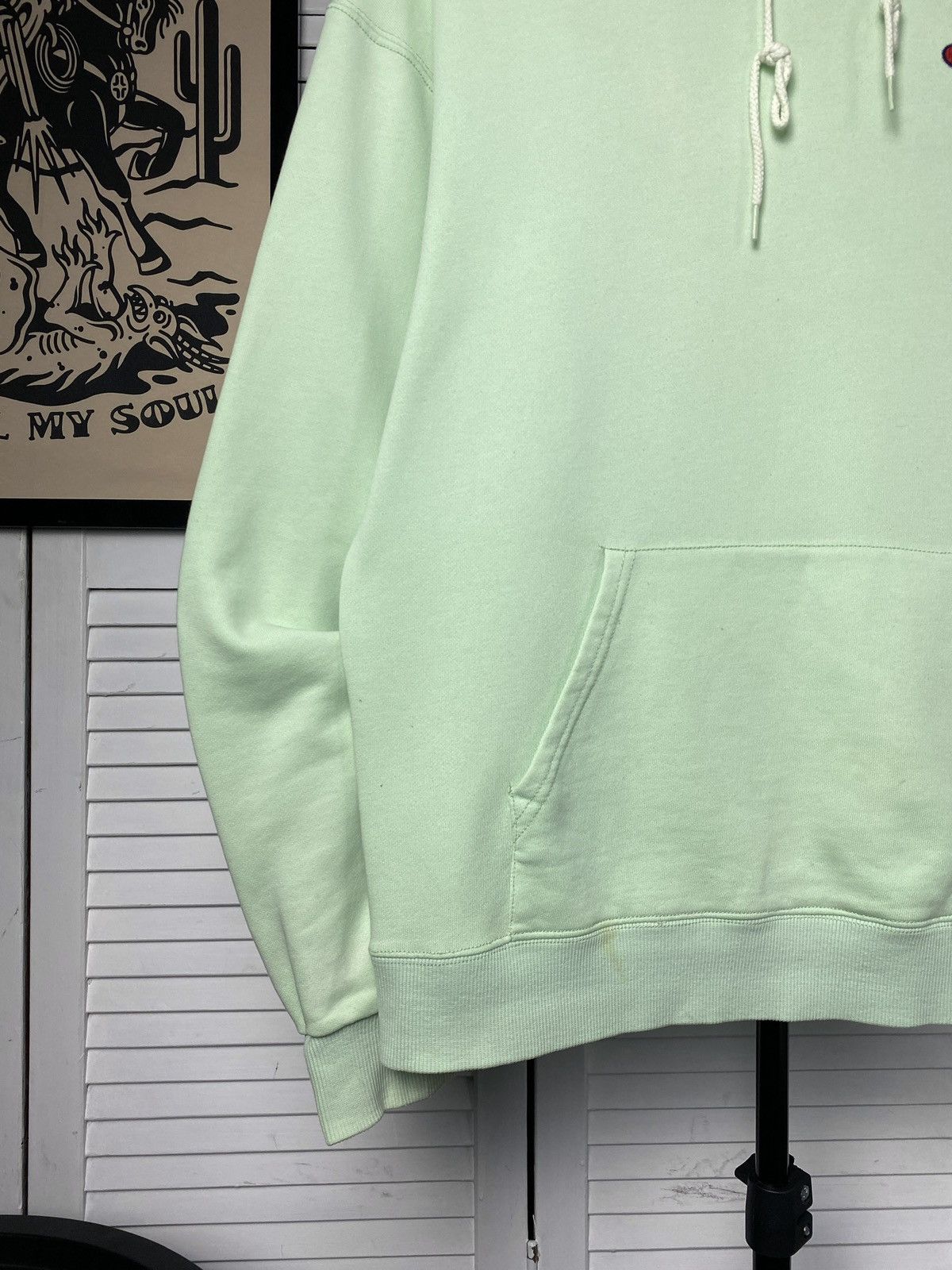 Champion × Vintage Vintage Champion ECO Oversized Boxy Hoodie Beautiful Mint Size US S / EU 44-46 / 1 - 6 Thumbnail