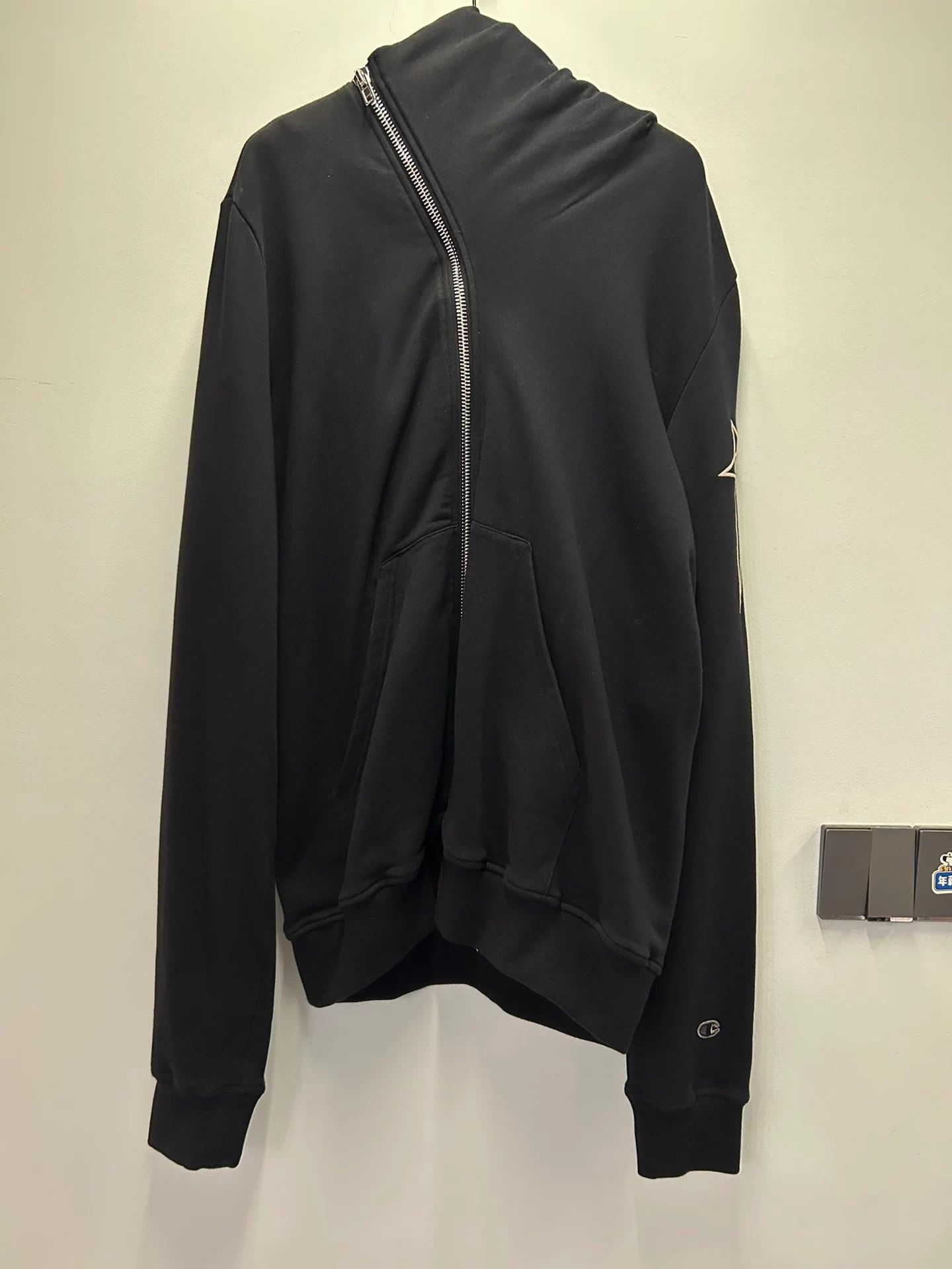 Rick Owens Rick Owens x Champion 5pt star sleeve hoodie L new Size US L / EU 52-54 / 3 - 4 Thumbnail