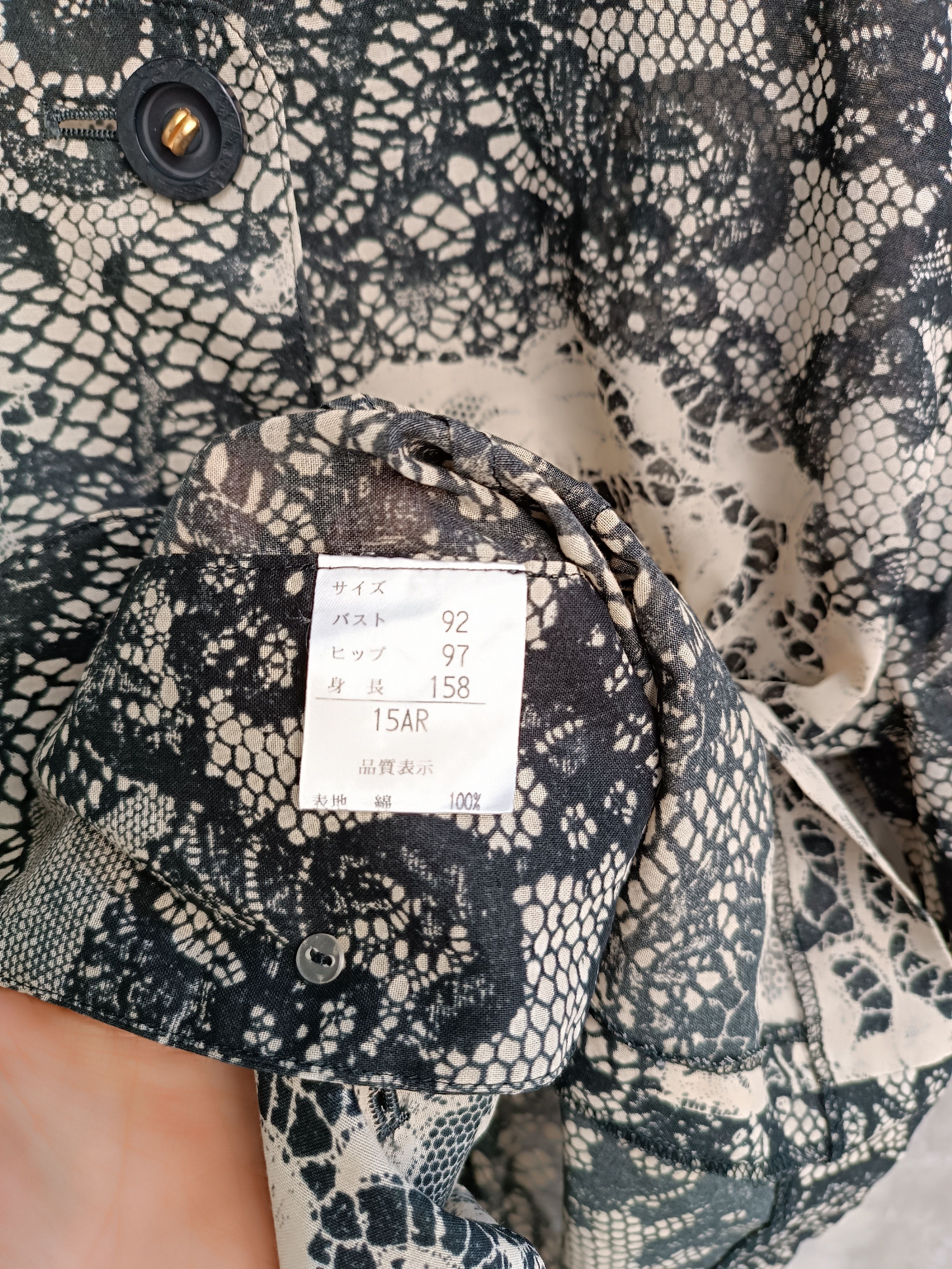 Japanese Brand MONET BOUTIQUE ANIMAL PRINT PYTHON TOP BLOUSE Size M / US 6-8 / IT 42-44 - 6 Thumbnail