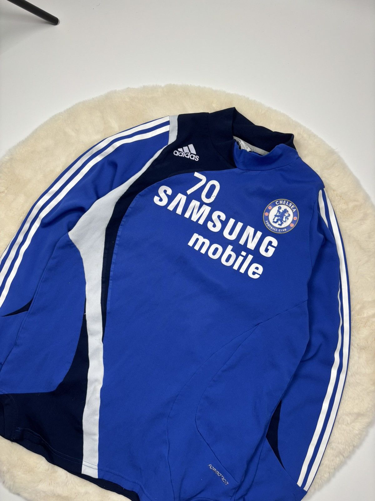 Adidas Adidas FC Chelsea 2007/08 Soccer Training Shirt Size L Size US L / EU 52-54 / 3 - 3 Thumbnail