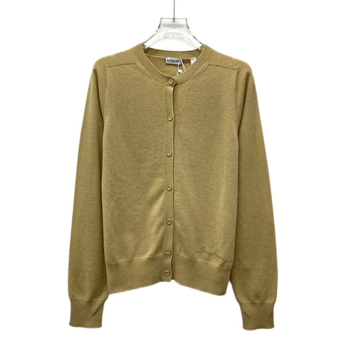 Burberry Burberry Brown Cashmere Long Sleeve Knit Cardigan Coat K26WX Size XS / US 0-2 / IT 36-38 - 1 Thumbnail