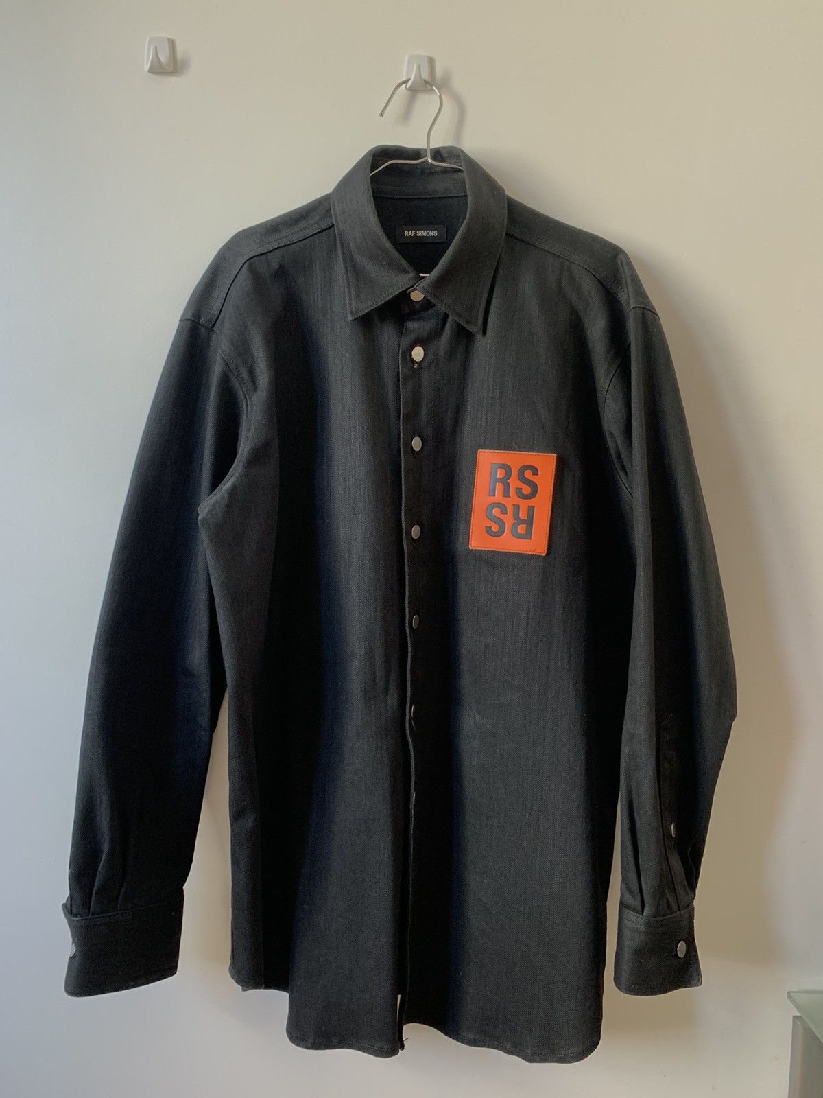 Raf Simons Raf Simons denim black/orange shirt patch Aw 18/19 Size US S / EU 44-46 / 1 - 10 Thumbnail