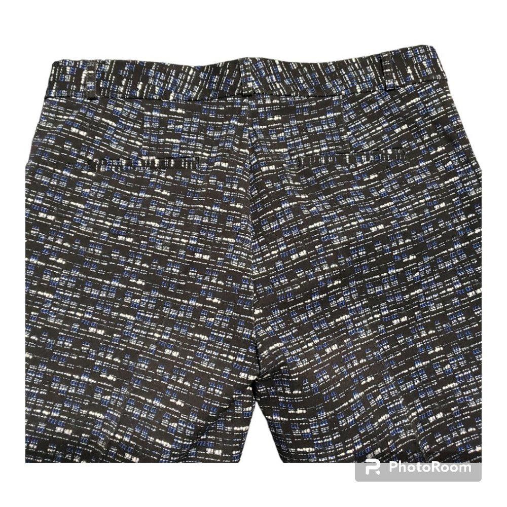 Banana Republic CT702 Banana Republic Black & Blue Sloan Ankle Pant 12L Size 34" / US 12 / IT 48 - 2 Thumbnail