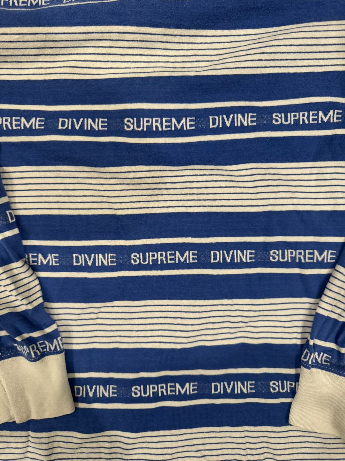 Supreme Supreme Divine Blue Long Sleeve Tee Shirt Size US M / EU 48-50 / 2 - 2 Thumbnail