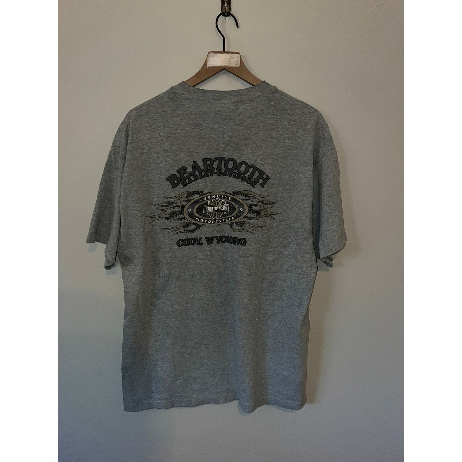 Harley Davidson Harley Davidson Wyoming Shirt Cody WY Beartooth Gray Tee XL Size US XL / EU 56 / 4 - 8 Thumbnail
