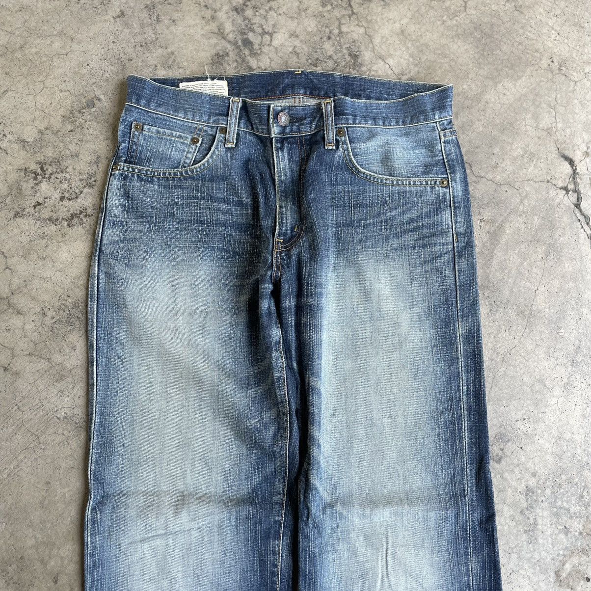 Edwin 🔥Vintage Edwin 503 Stoned Washed Ripped Distress Denim Jeans Size US 33 - 2 Thumbnail