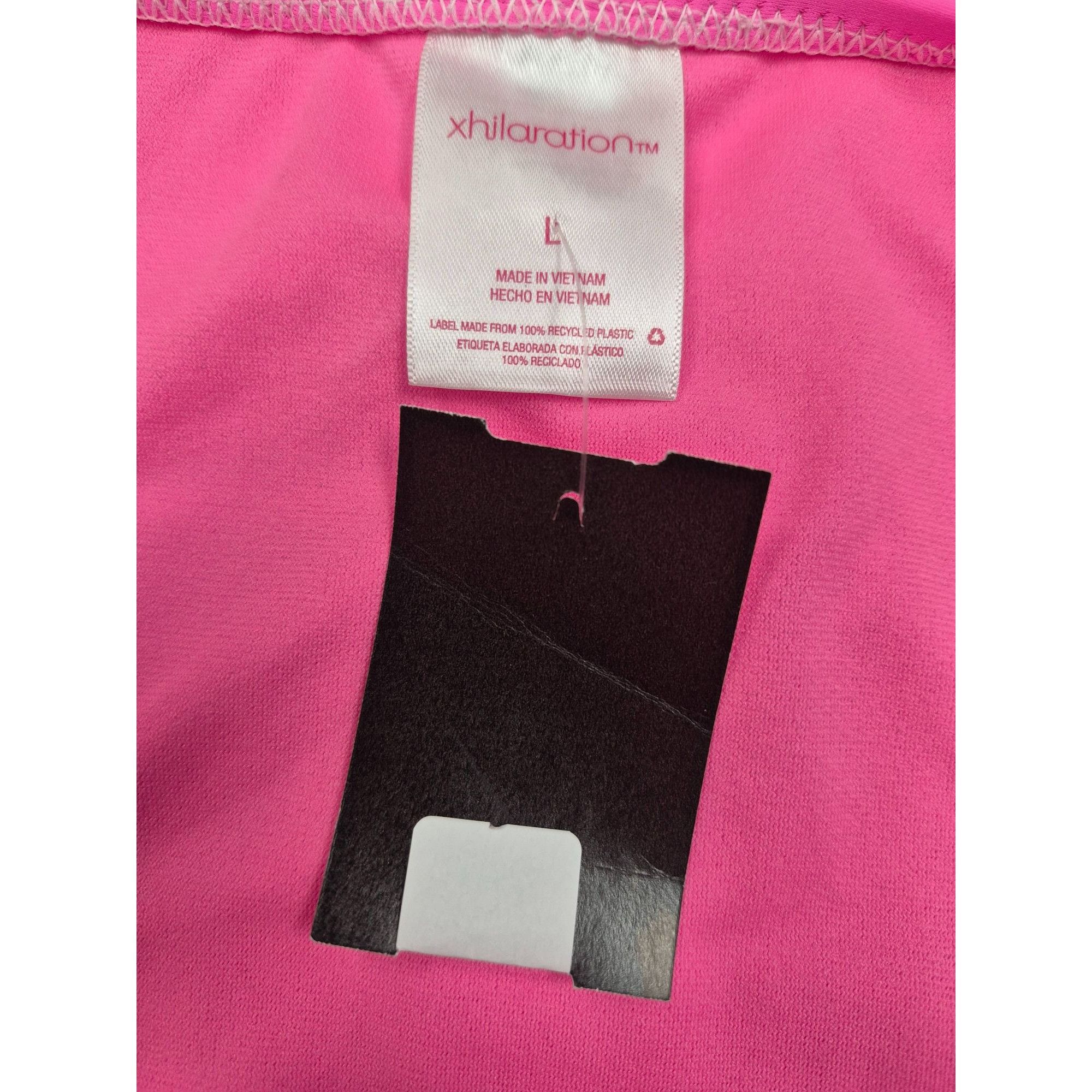 Other Xhilaration Pink Bikini Bottoms Womens Swimwear L Nylon/Span Size ONE SIZE - 4 Thumbnail