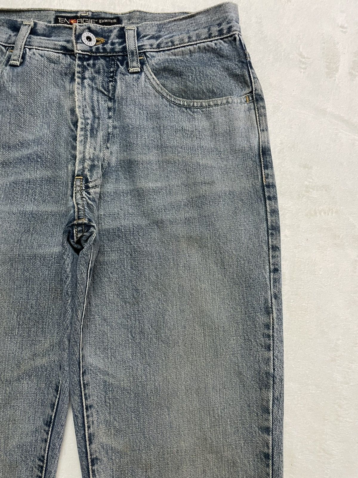 Energie Vintage Energie Japanese Brand Boot Cut Faded Denim Jeans Size US 30 / EU 46 - 4 Thumbnail