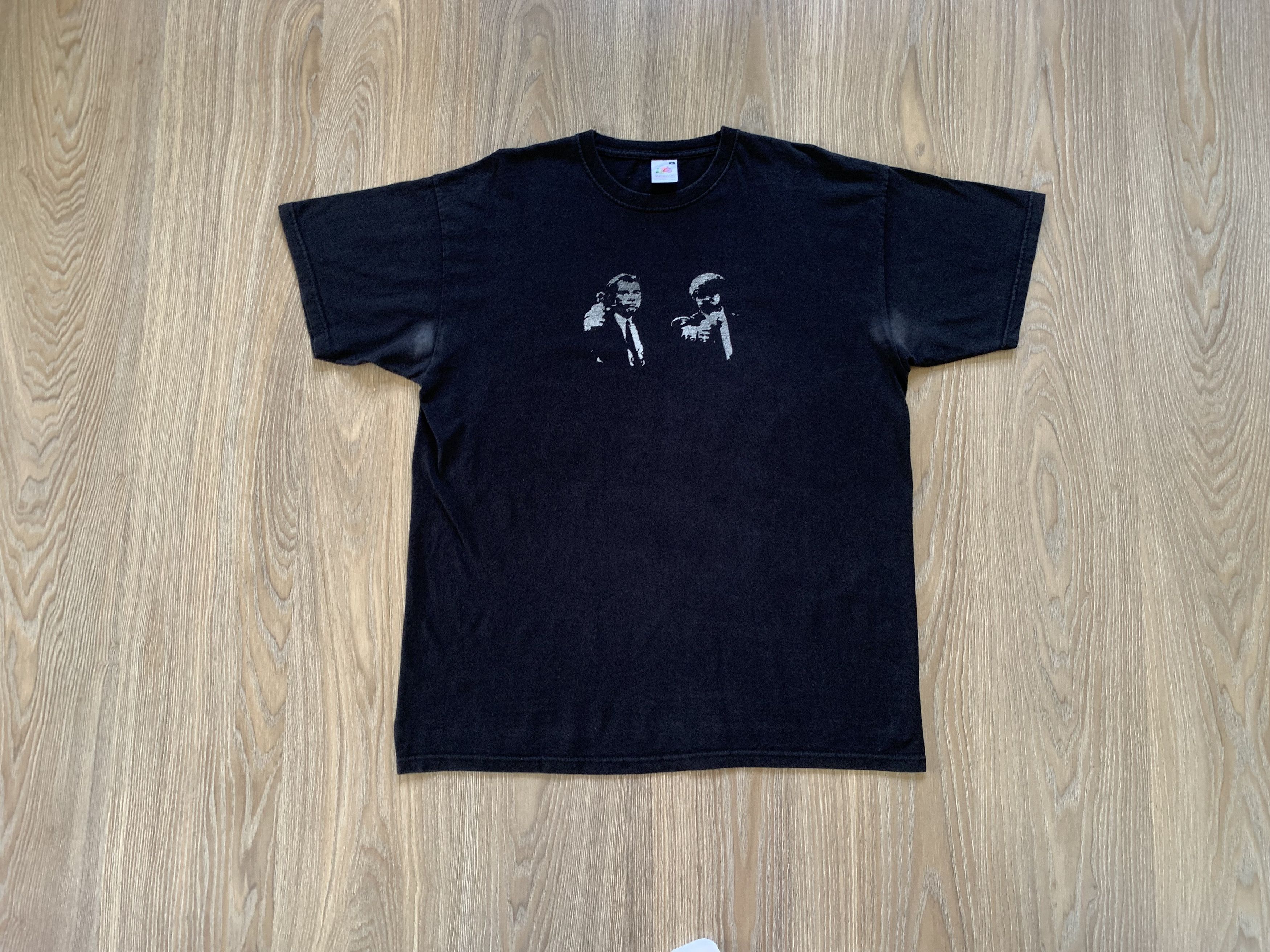 Fruit Of The Loom × Vintage Pulp Fiction Centr Print T-Shirt Size US XL / EU 56 / 4 - 2 Thumbnail