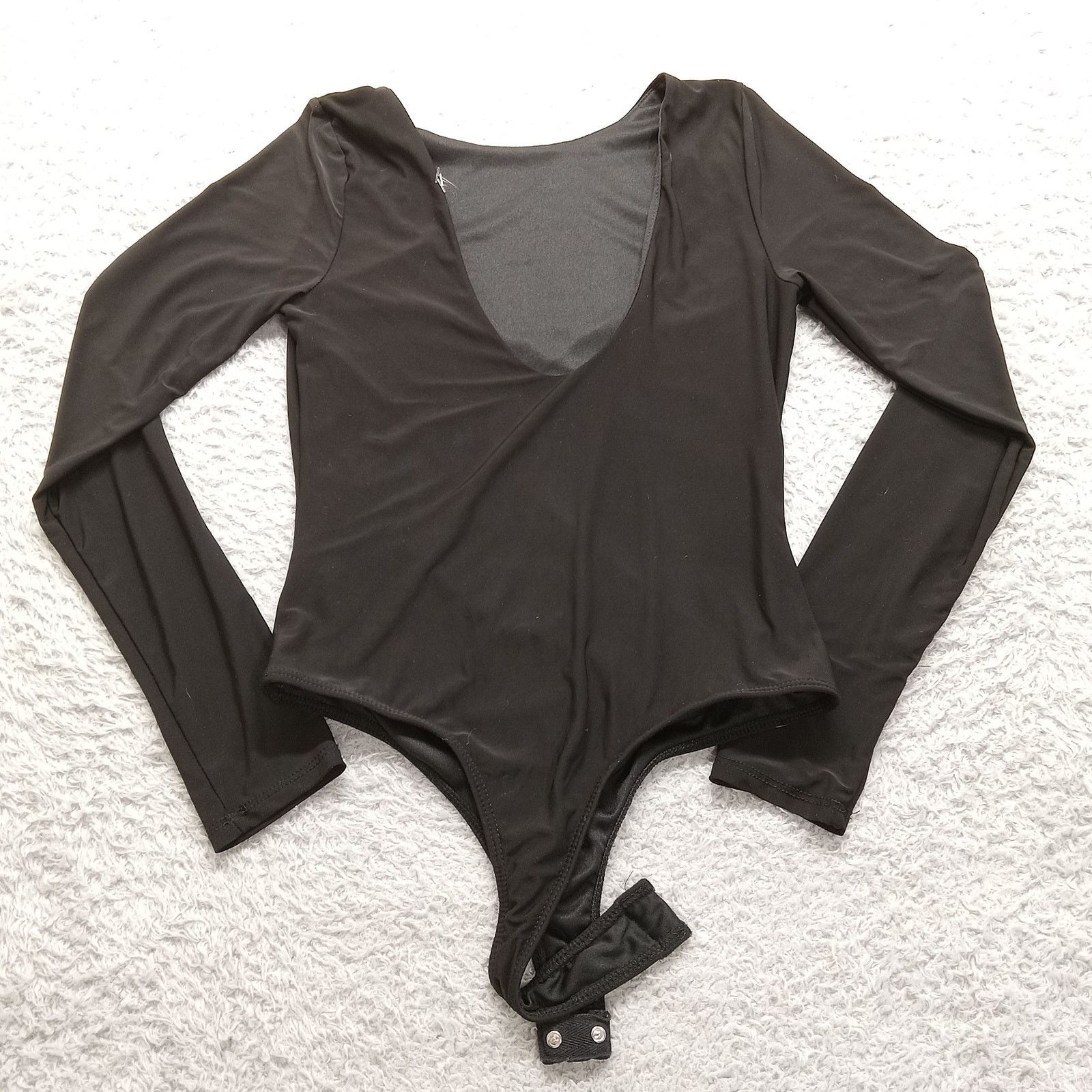 & Other Stories Lane Bryant Top 22/24 Womens 3/4 Sleeve Blouse Gray Pullover Size M / US 6-8 / IT 42-44 - 2 Thumbnail
