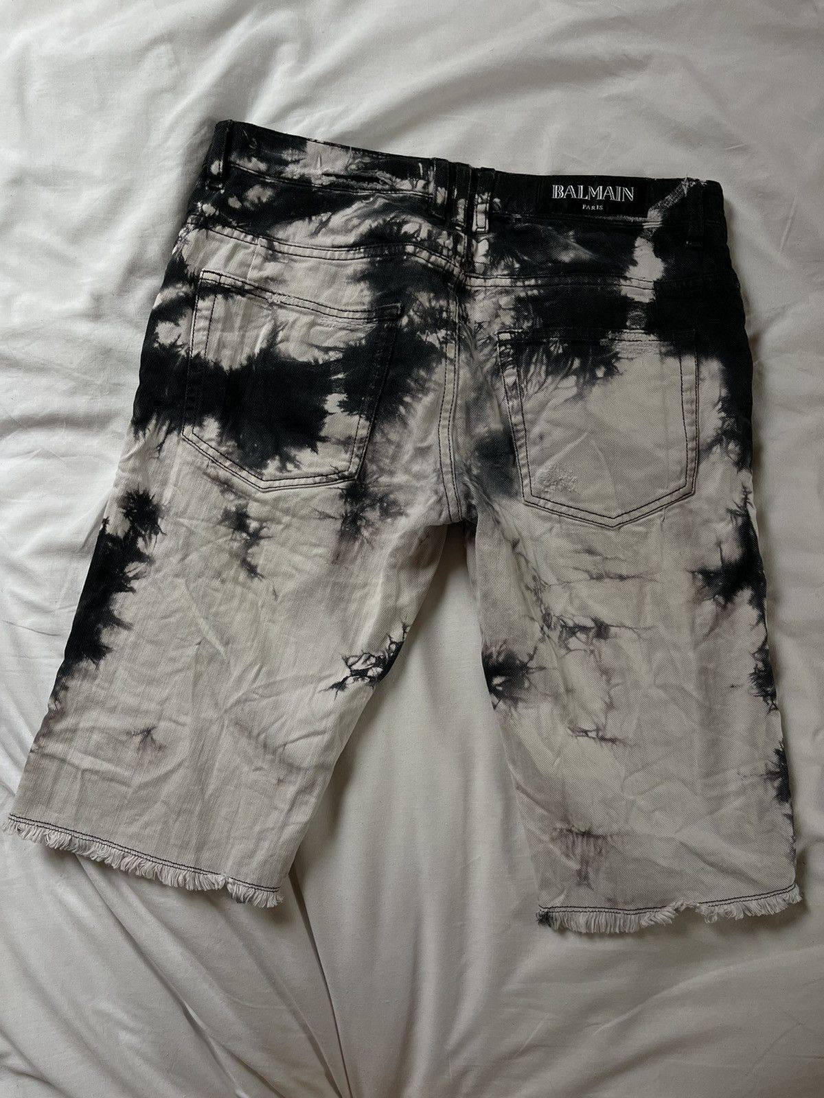 Balmain Balmain Paris tie dye biker shorts Size US 31 - 12 Thumbnail
