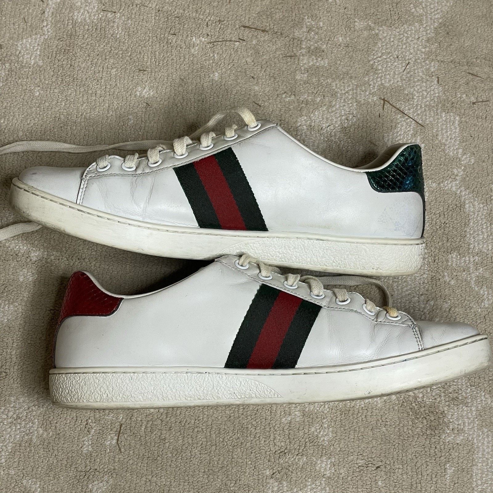 Gucci Gucci Ace Sneakers Low-Top Trainers shoes leather Arrow Size US 10 / IT 40 - 4 Thumbnail