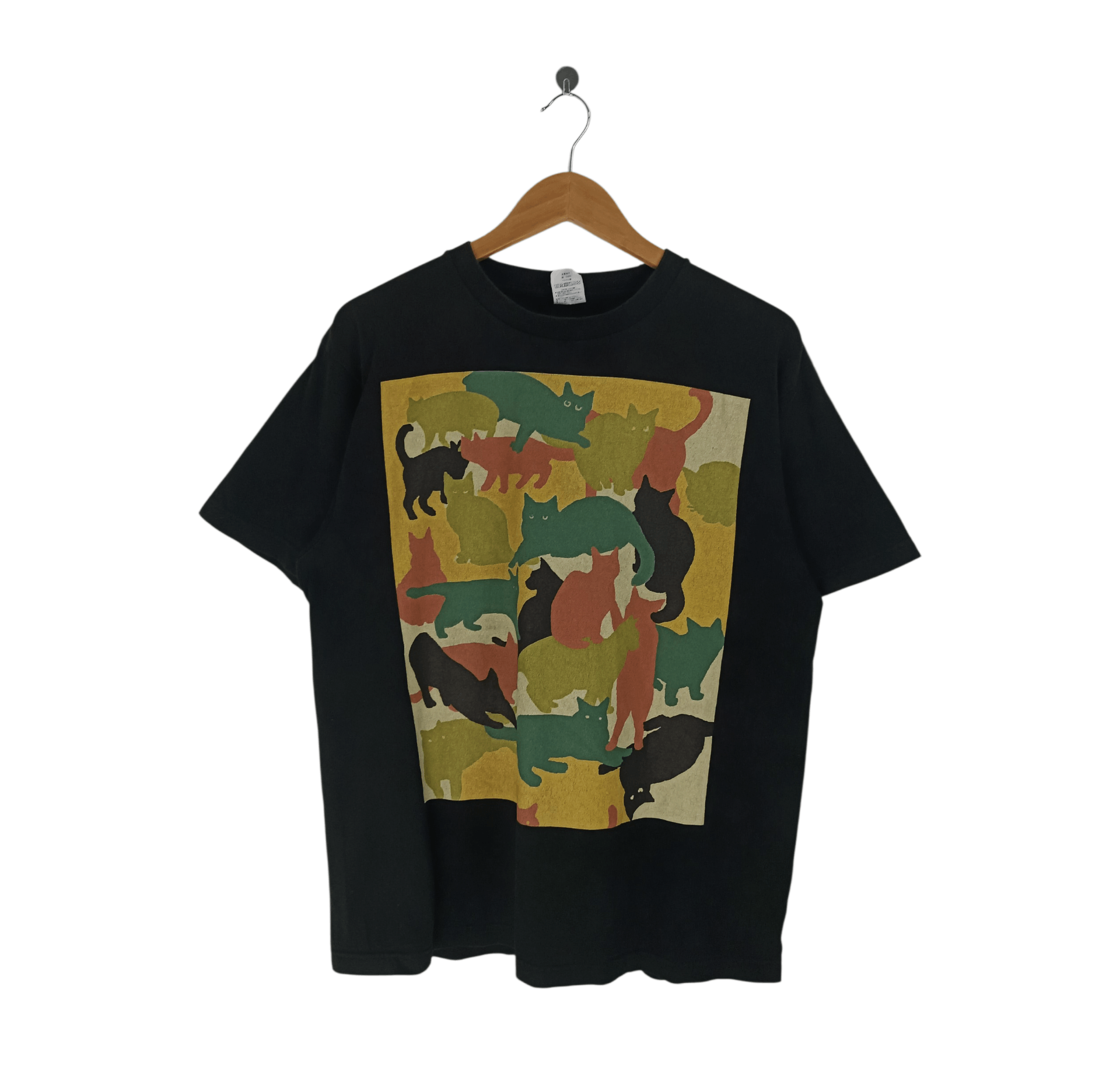 Vintage VINTAGE CATMOUFLAGE KITTY CUTE PET CAT DOG TEE Size US L / EU 52-54 / 3 - 1 Thumbnail