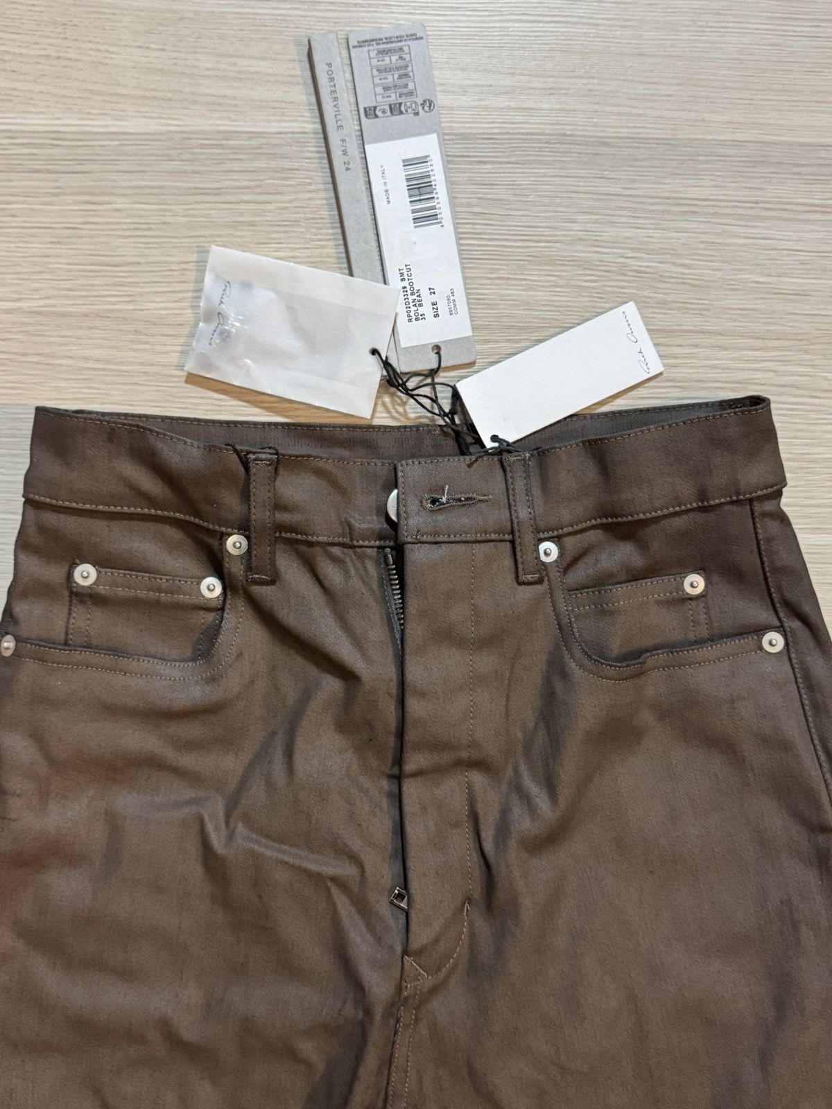 Rick Owens Bolan Bootcut Jeans Size 27" / US 4 / IT 40 - 2 Thumbnail