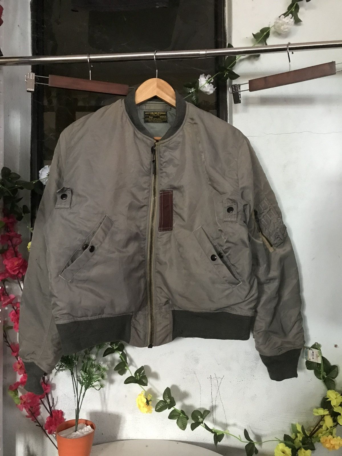 Buzz Rickson's × Vintage Vintage 90s MA-1 Like Jacket Size US M / EU 48-50 / 2 - 1 Thumbnail