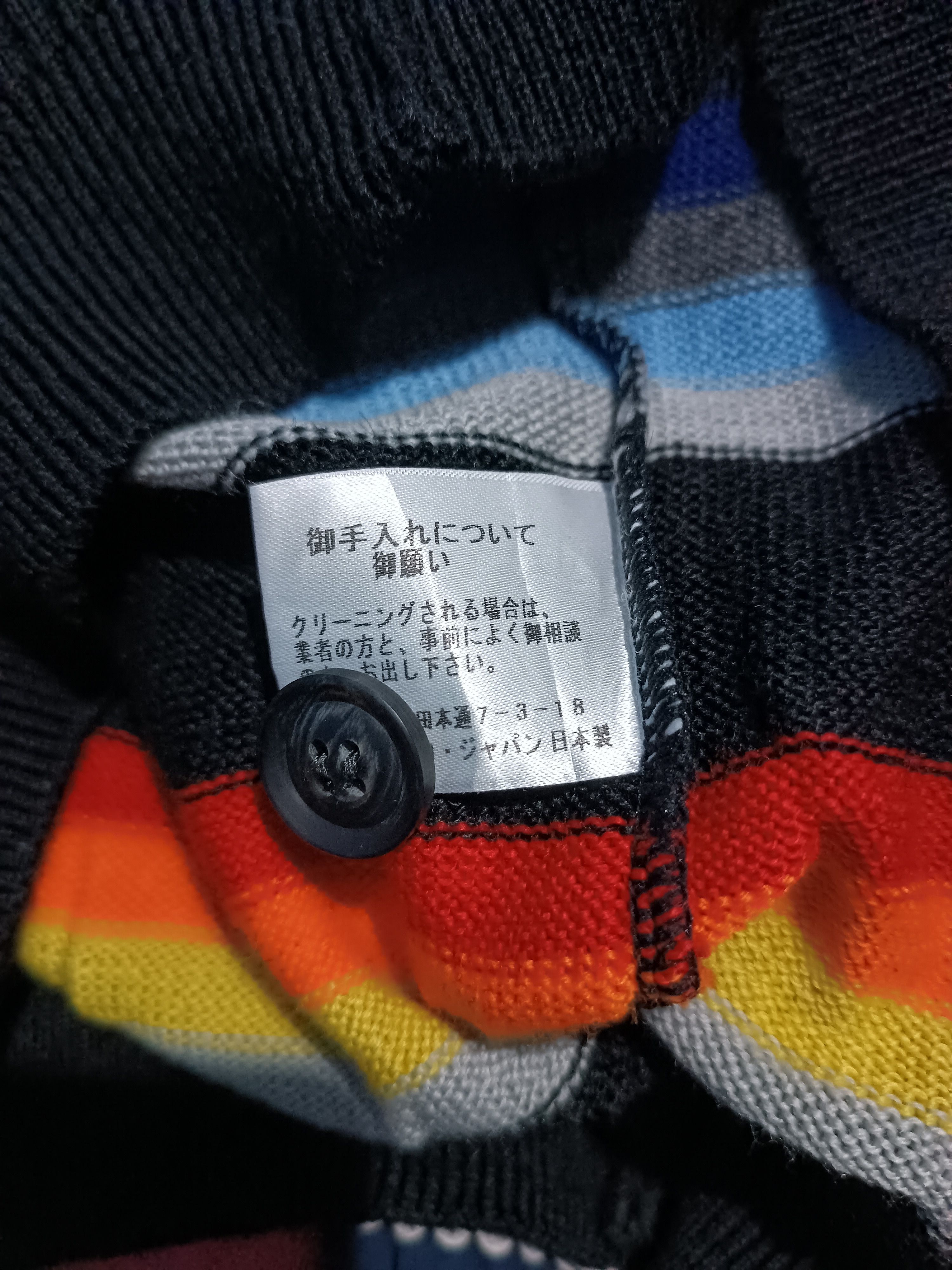 Japanese Brand Sweater Knitwear Multi Stripe Men's Wear Size US M / EU 48-50 / 2 - 5 Thumbnail