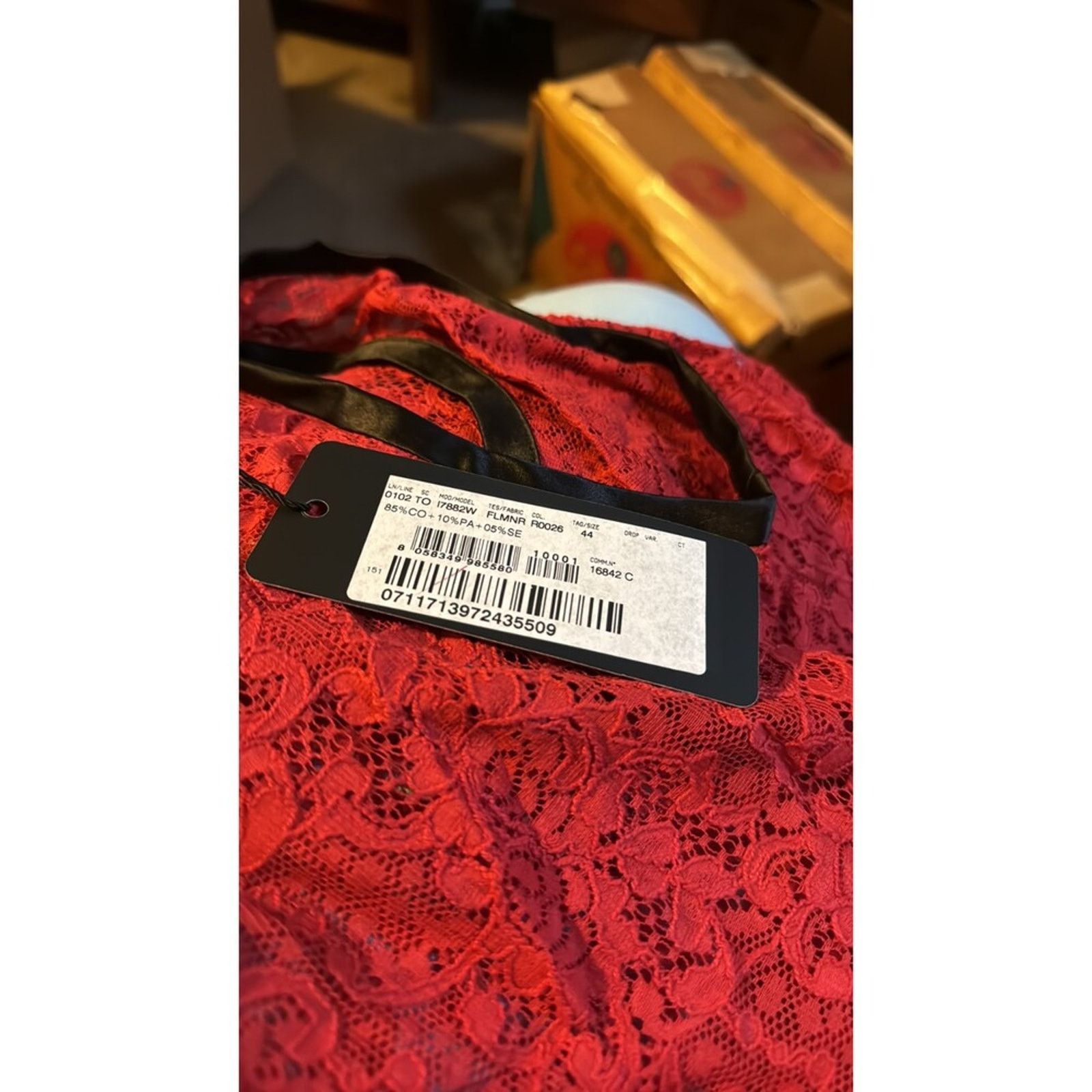 Dolce & Gabbana Dolce & Gabbana Sleeveless lace top red size 8 Size M / US 6-8 / IT 42-44 - 8 Thumbnail