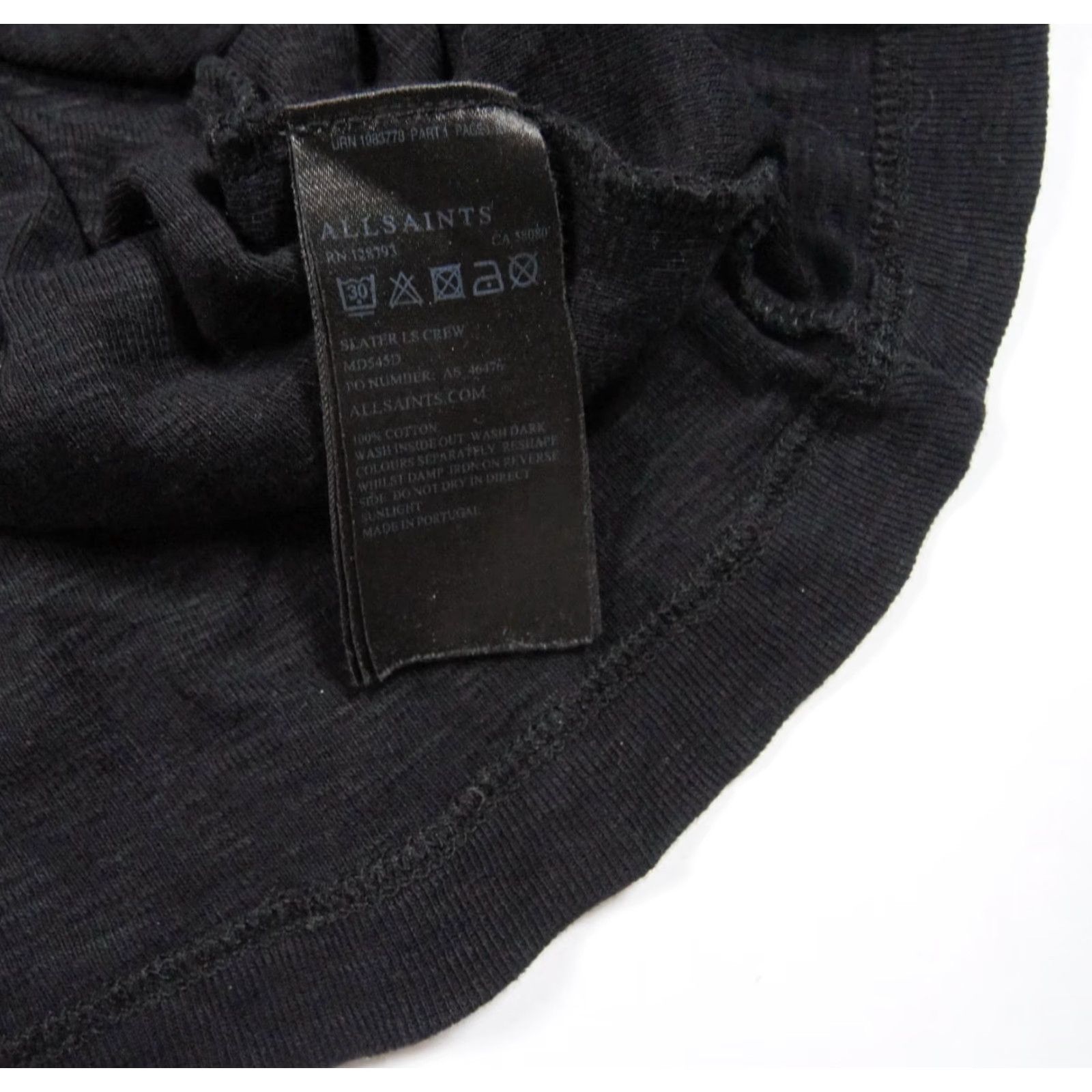 Vineyard Vines ALLSAINTS Crewneck Long Sleeve Shirt Mens Small Blue Cotton Regular Fit Size US M / EU 48-50 / 2 - 7 Thumbnail