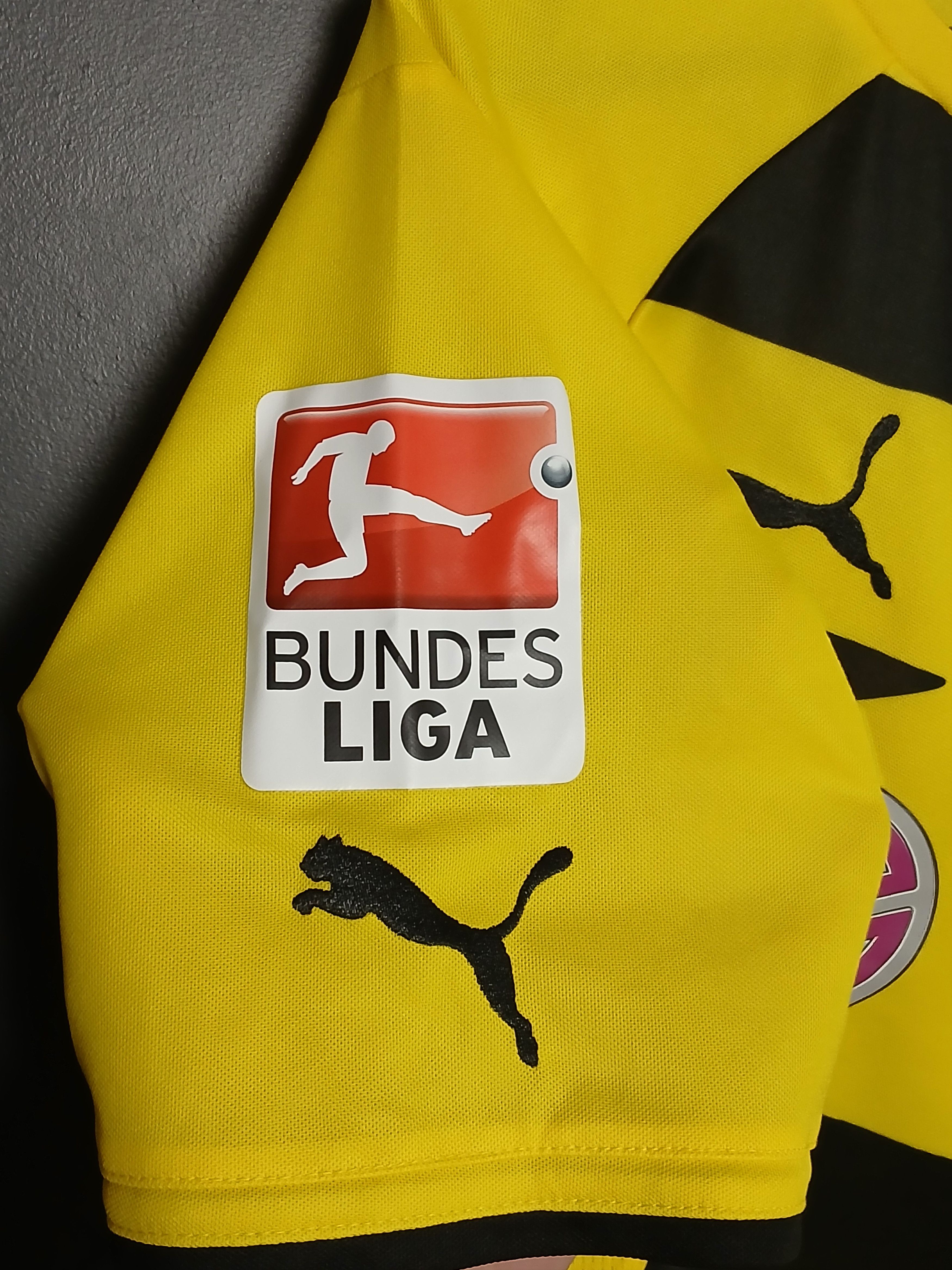Puma Borussia Dortmund BVB 14/15 Home Football Jersey T-Shirt Size US S / EU 44-46 / 1 - 5 Thumbnail