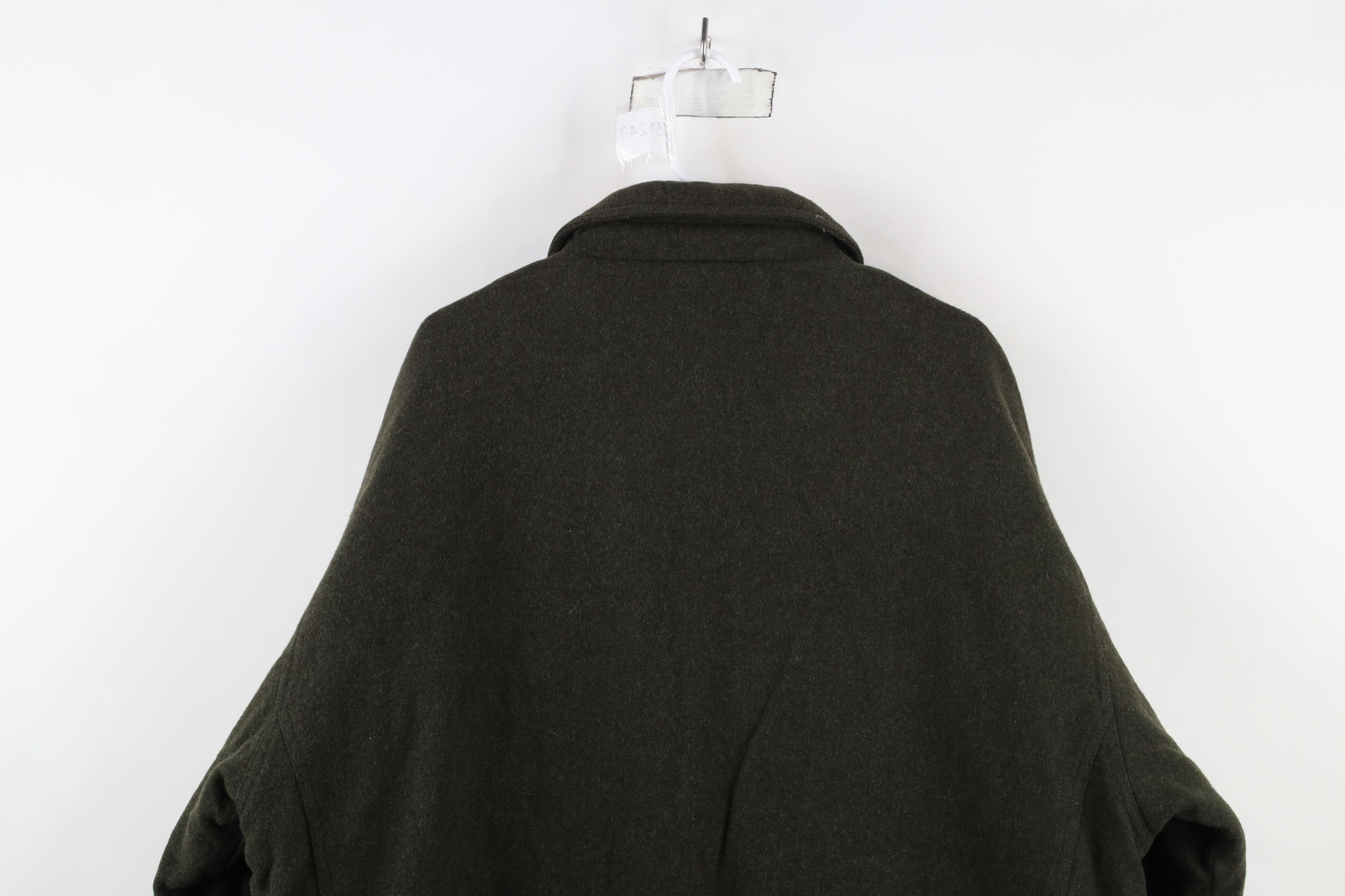 Cabelas × Vintage Vintage Cabelas Heavyweight Wool Chore Barn Jacket Green Size US XL / EU 56 / 4 - 12 Thumbnail