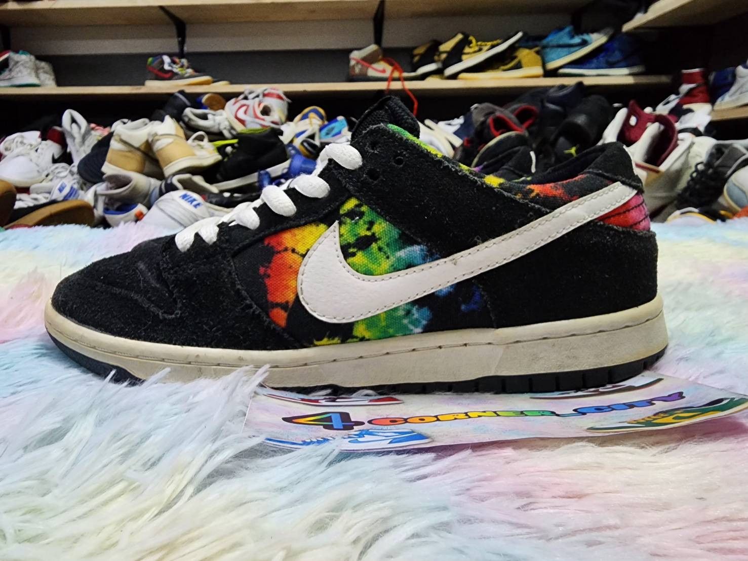 image of Nike Sb Dunk Low Ishod Wair Shoes in Black, Men's (Size 8.5)