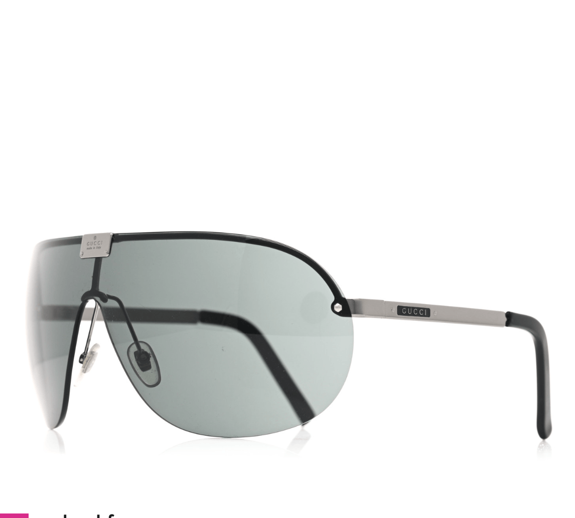 Gucci × Tom Ford × Vintage Gucci Sunglasses GG1853 Aviator Shield Sport Bike Vintage Size ONE SIZE - 1 Thumbnail