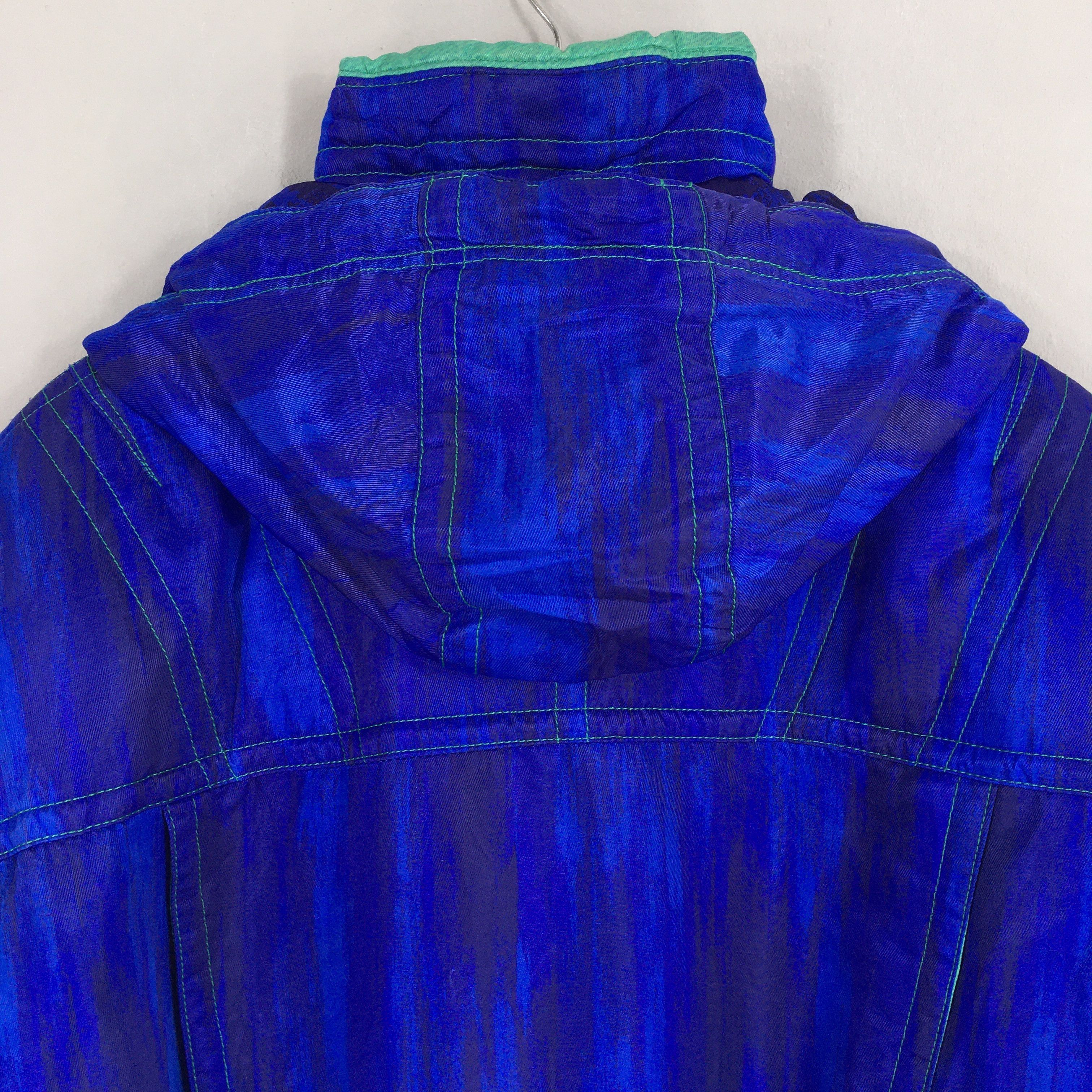 Ellesse Vintage 90's Ellesse Ski Wear Blue Hoodie Jacket Large Size US L / EU 52-54 / 3 - 9 Thumbnail