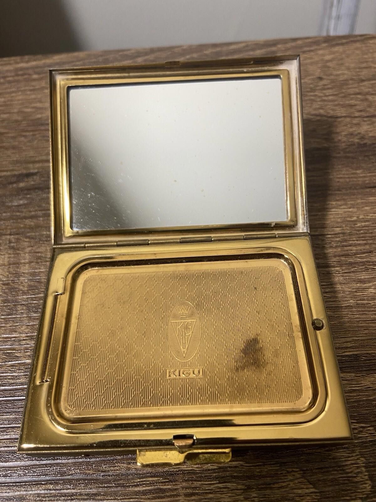 Takeo Kikuchi Kigu mother of pearl brass cigarette case compact w mirror Size ONE SIZE - 11 Thumbnail