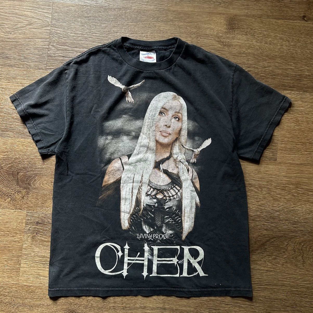 Band Tees × Vintage 2003 Cher Living Proof Tour Tee Size US M / EU 48-50 / 2 - 1 Thumbnail