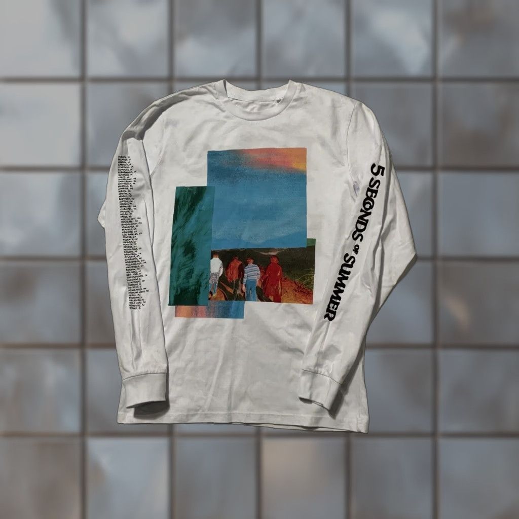 Vintage 5 Seconds Of Summer Take My Hand World Tour Rock Band Long Sleeve T-Shirt Sz. S Shirt Size US S / EU 44-46 / 1 - 1 Thumbnail