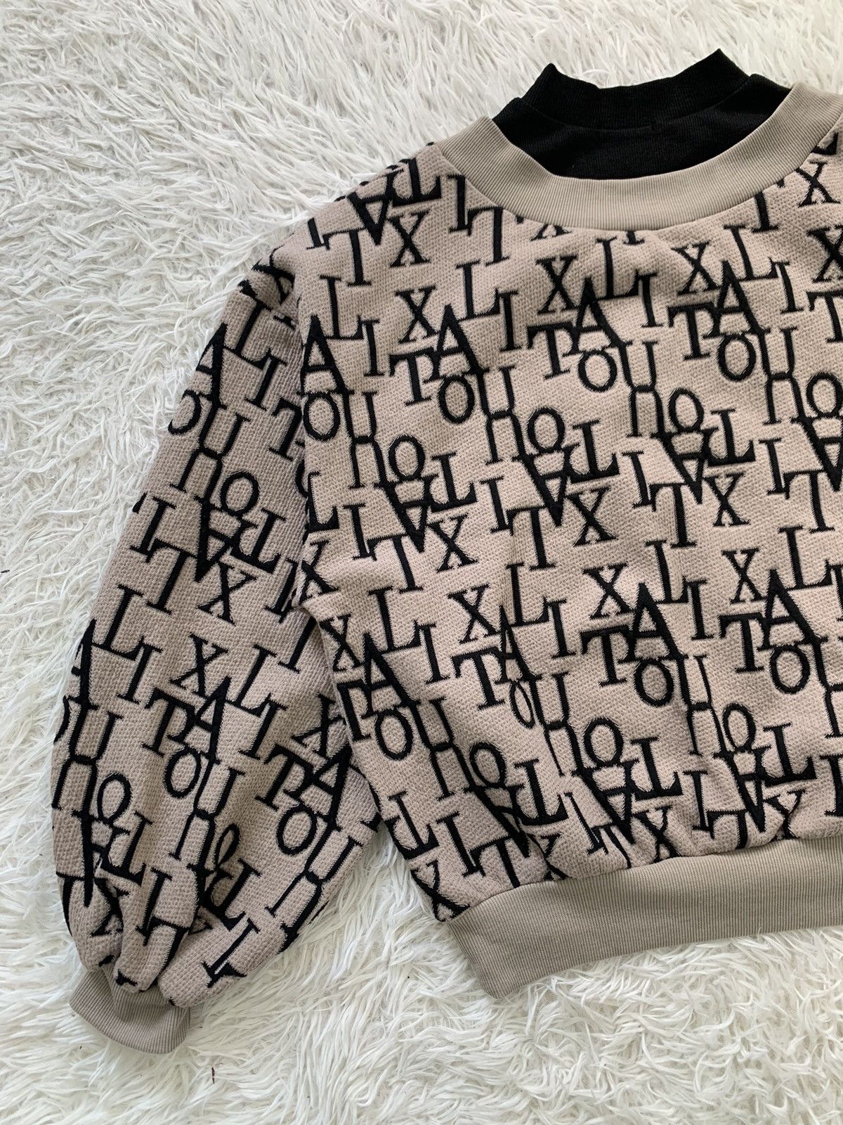 Art Comes First Nice Letters Art Pullover Sweater By Lutique Size L / US 10 / IT 46 - 5 Thumbnail